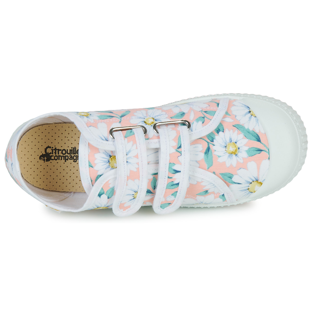 Basket blanc à fleurs 