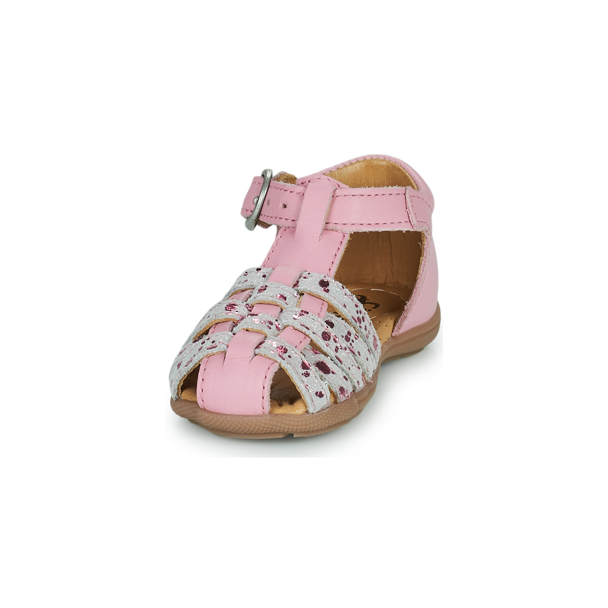 Sandales en cuir RINE rose 
