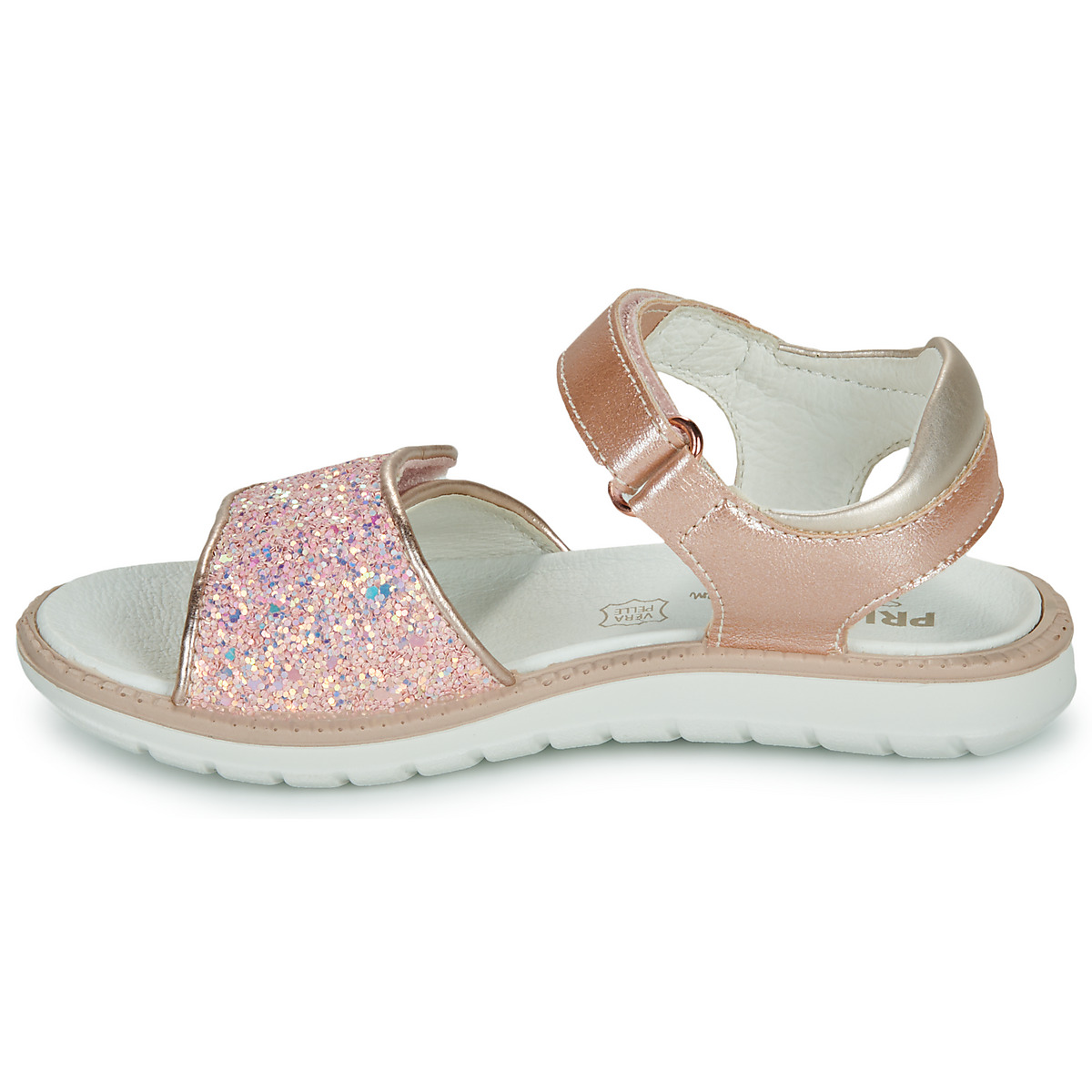 Sandales À Paillettes Rose