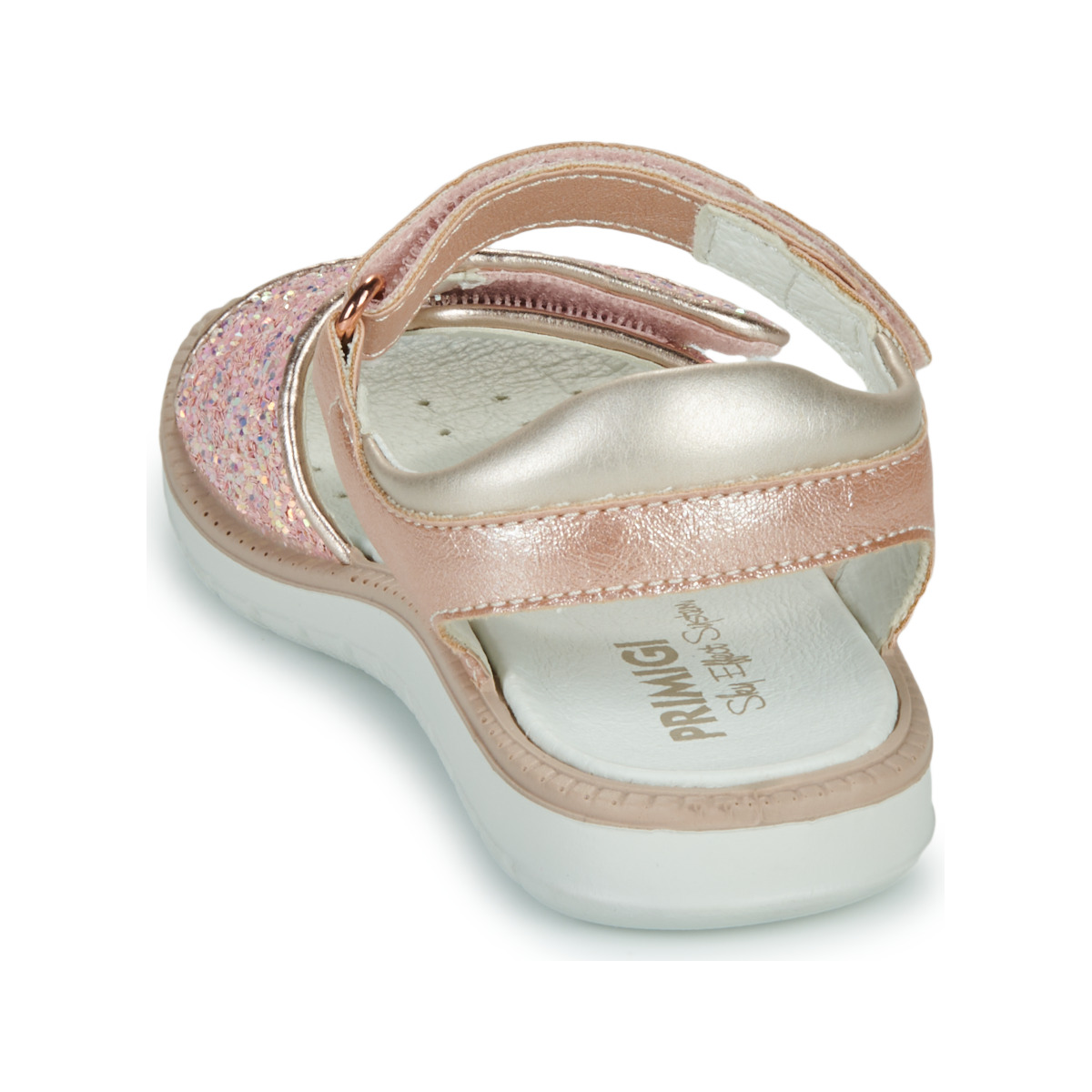 Sandales À Paillettes Rose