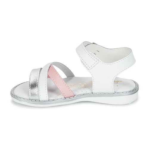Sandale en cuir blanc 