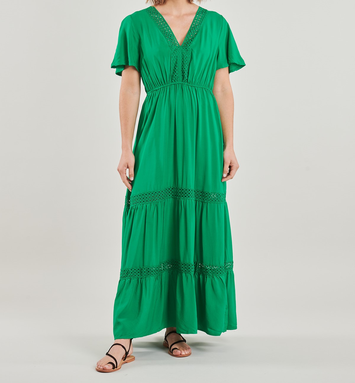 Robe longue Kimy Vert