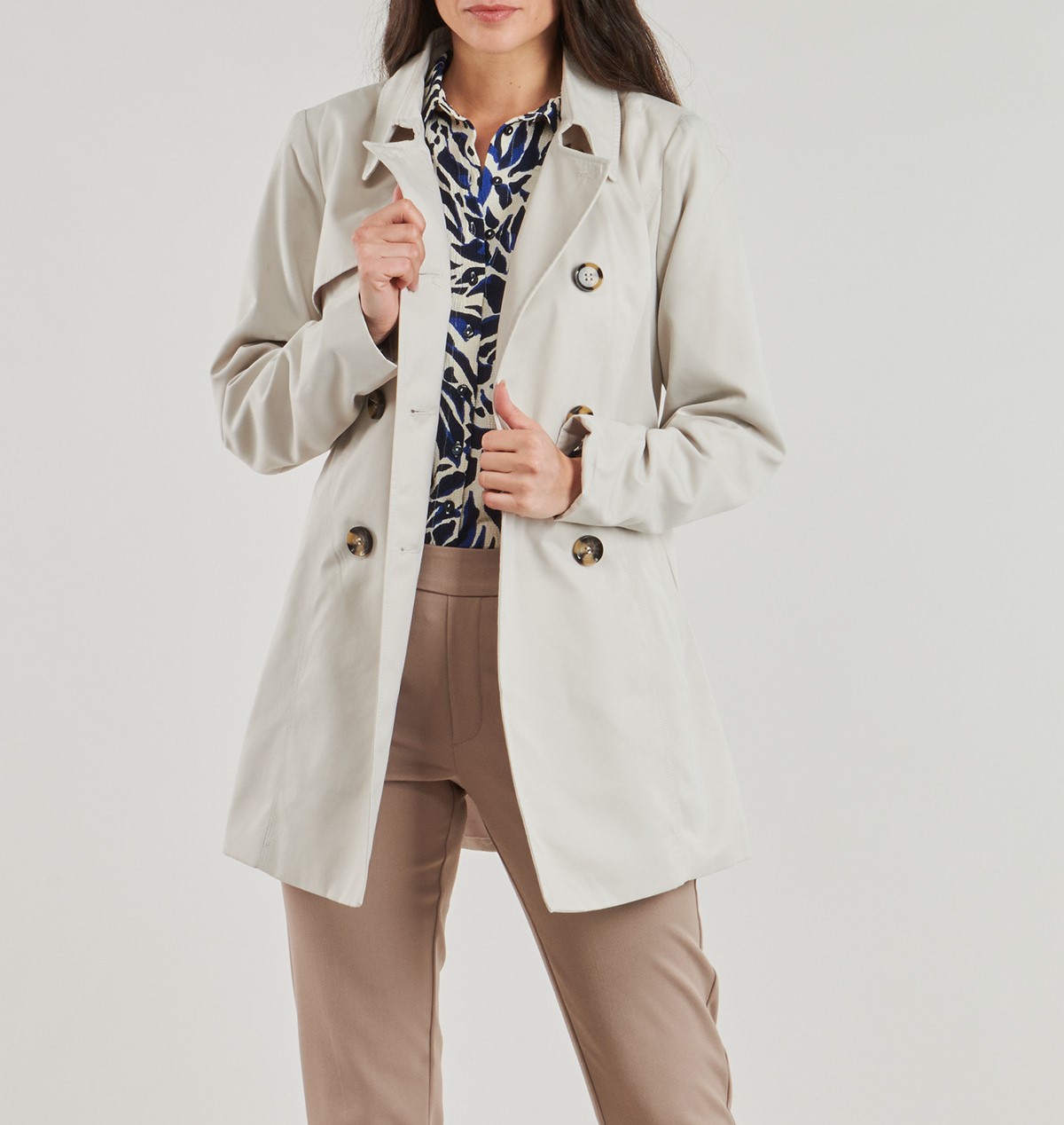 Manteau Ecru ONLVALERIE