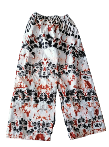 Pantalons amples imprimés