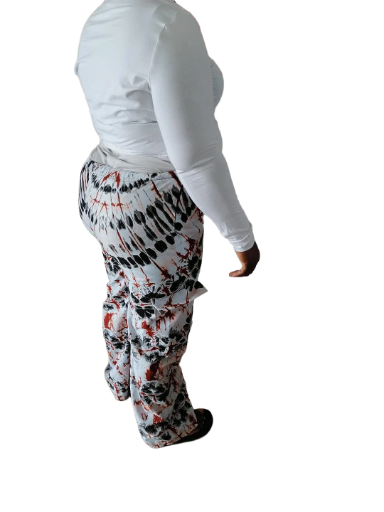 Pantalons amples imprimés