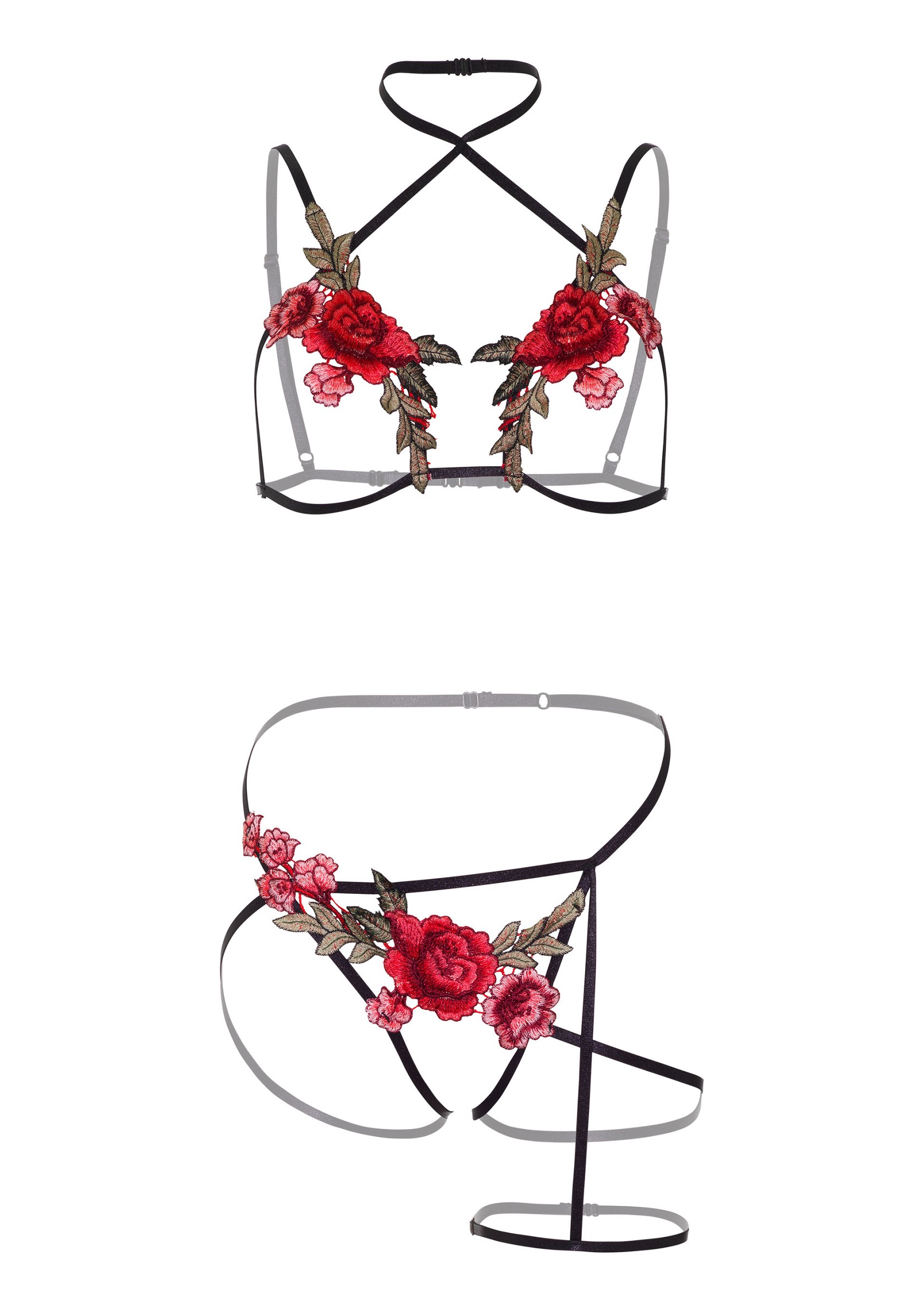 Soutien-Gorge & Culotte Roses