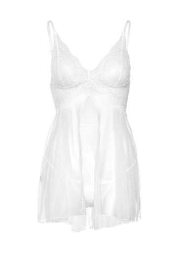 Nuisette & String Blanc