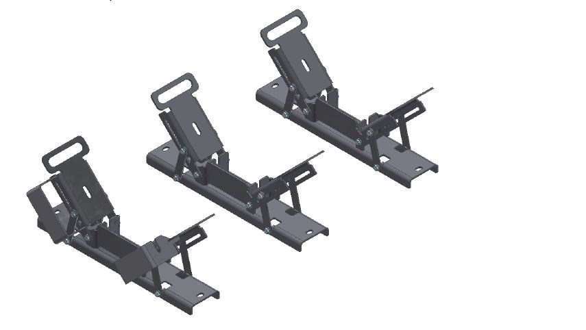 Chassis pour auge de réception