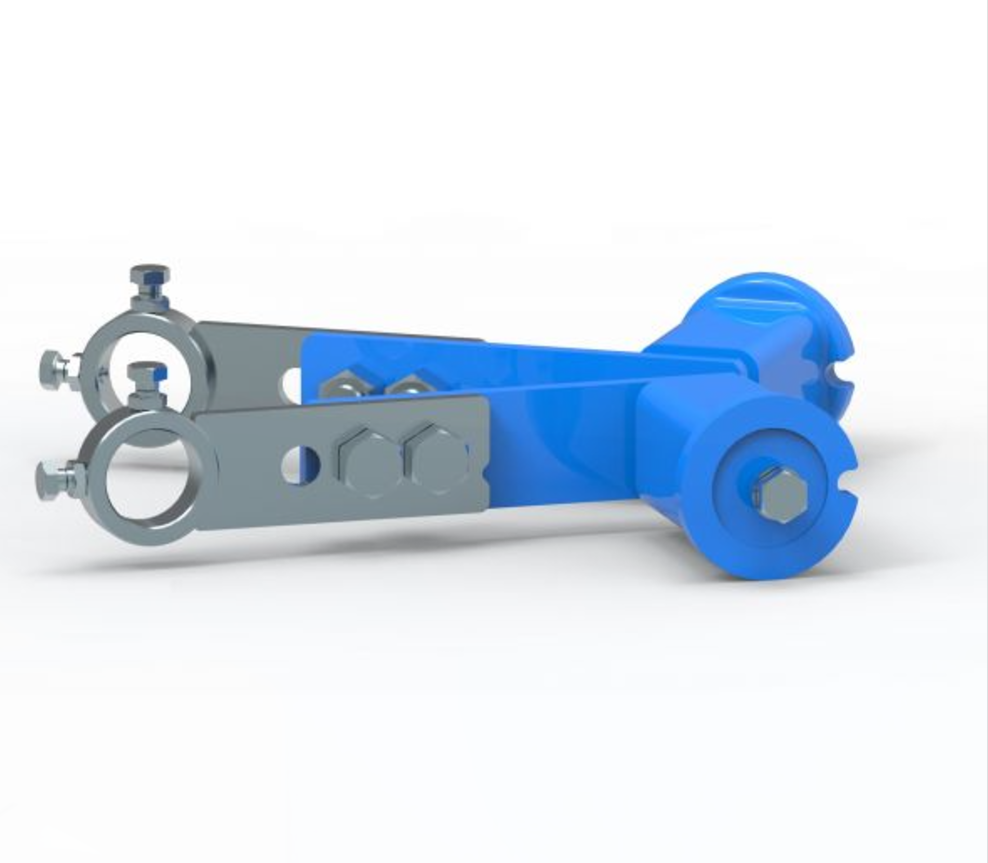 Tension torsion pour racleur axe rond
