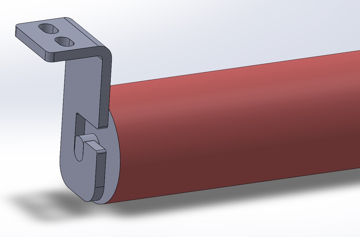 Support de rouleau inférieur pour convoyeur à bande