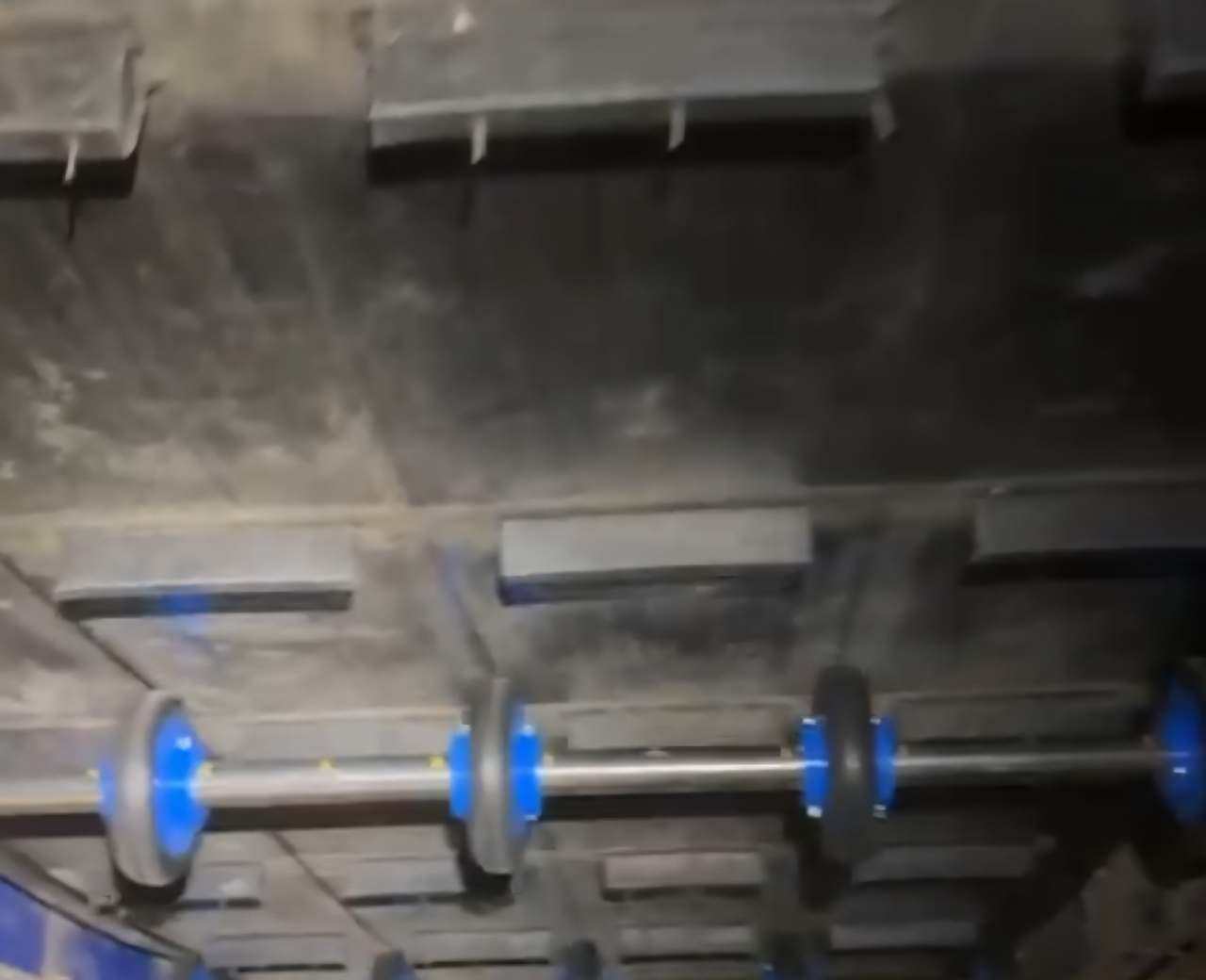 Roues pour retour bandes à tasseaux