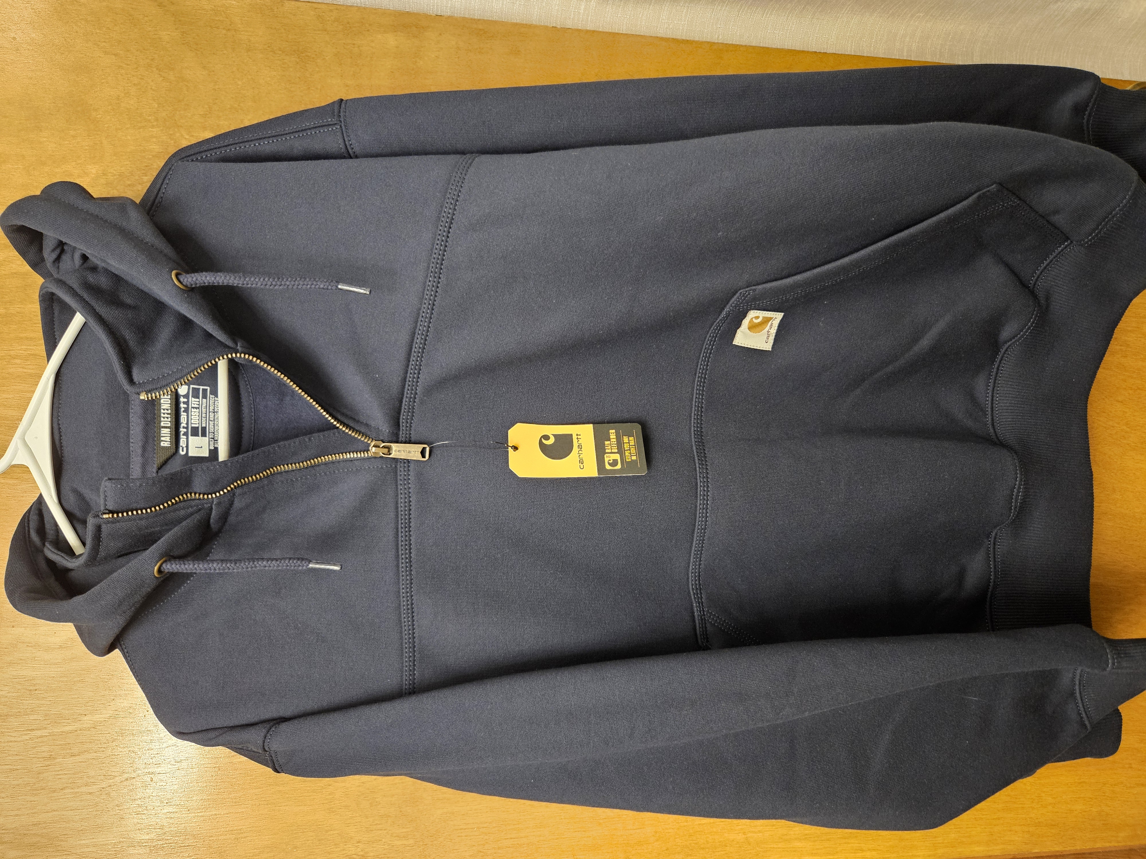 BAMFAB Custom Machining & Wheels Carhartt Heavy Duty Rain Defender Quarter Zip Hooded Sweatshirt