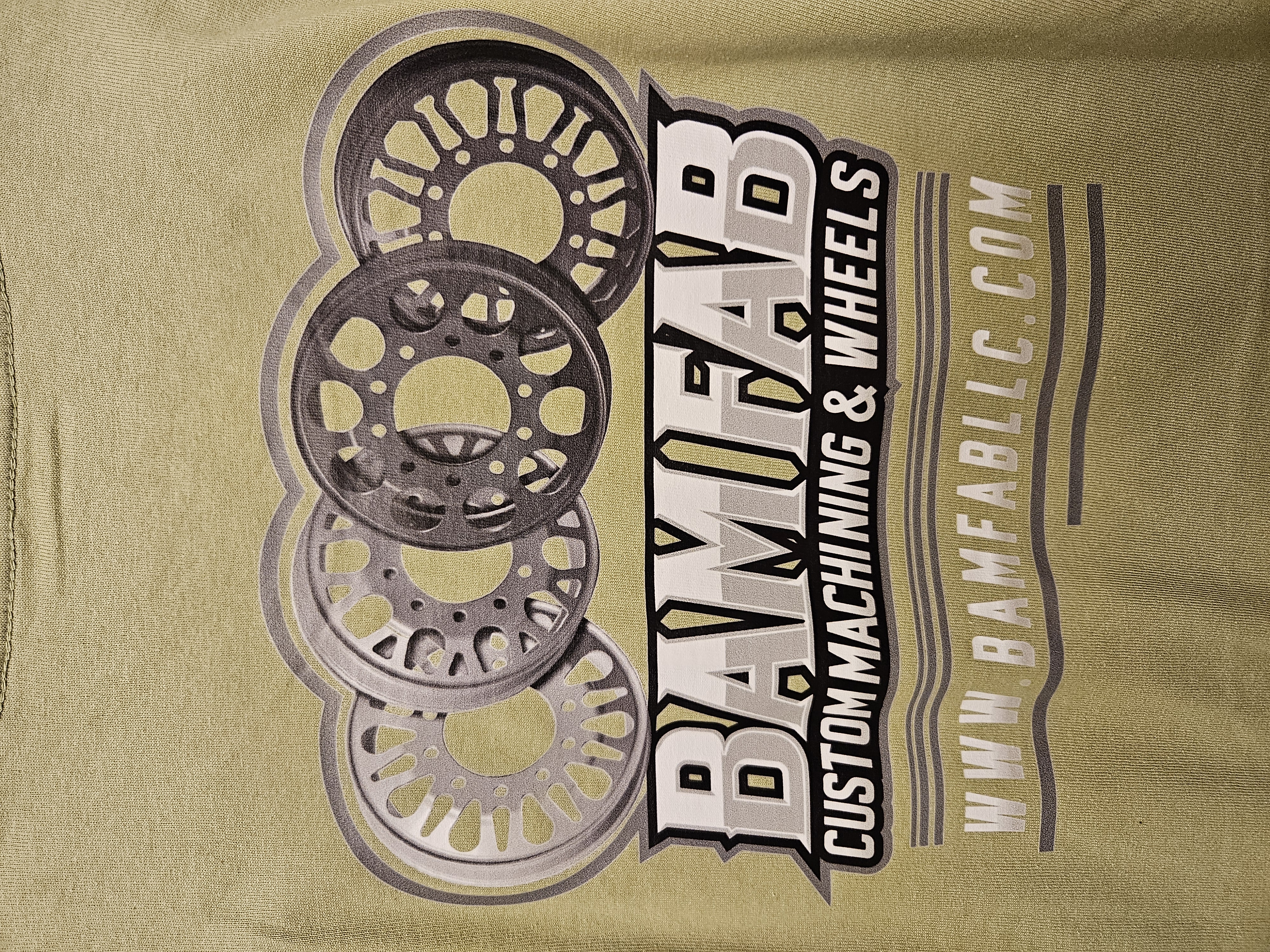 BAMFAB Custom Machining & Wheels Carhartt T-shirt