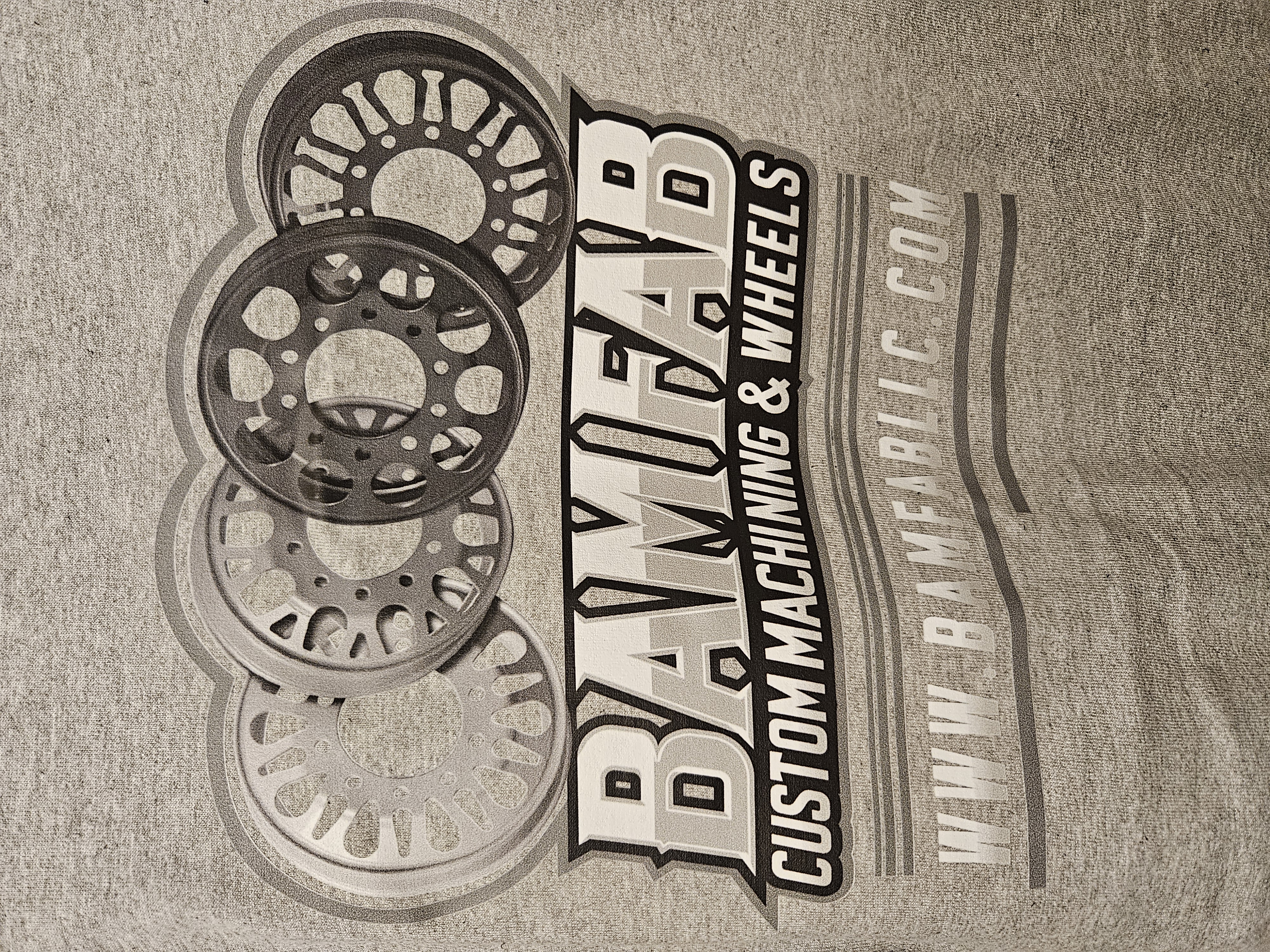 BAMFAB Custom Machining & Wheels T-shirt