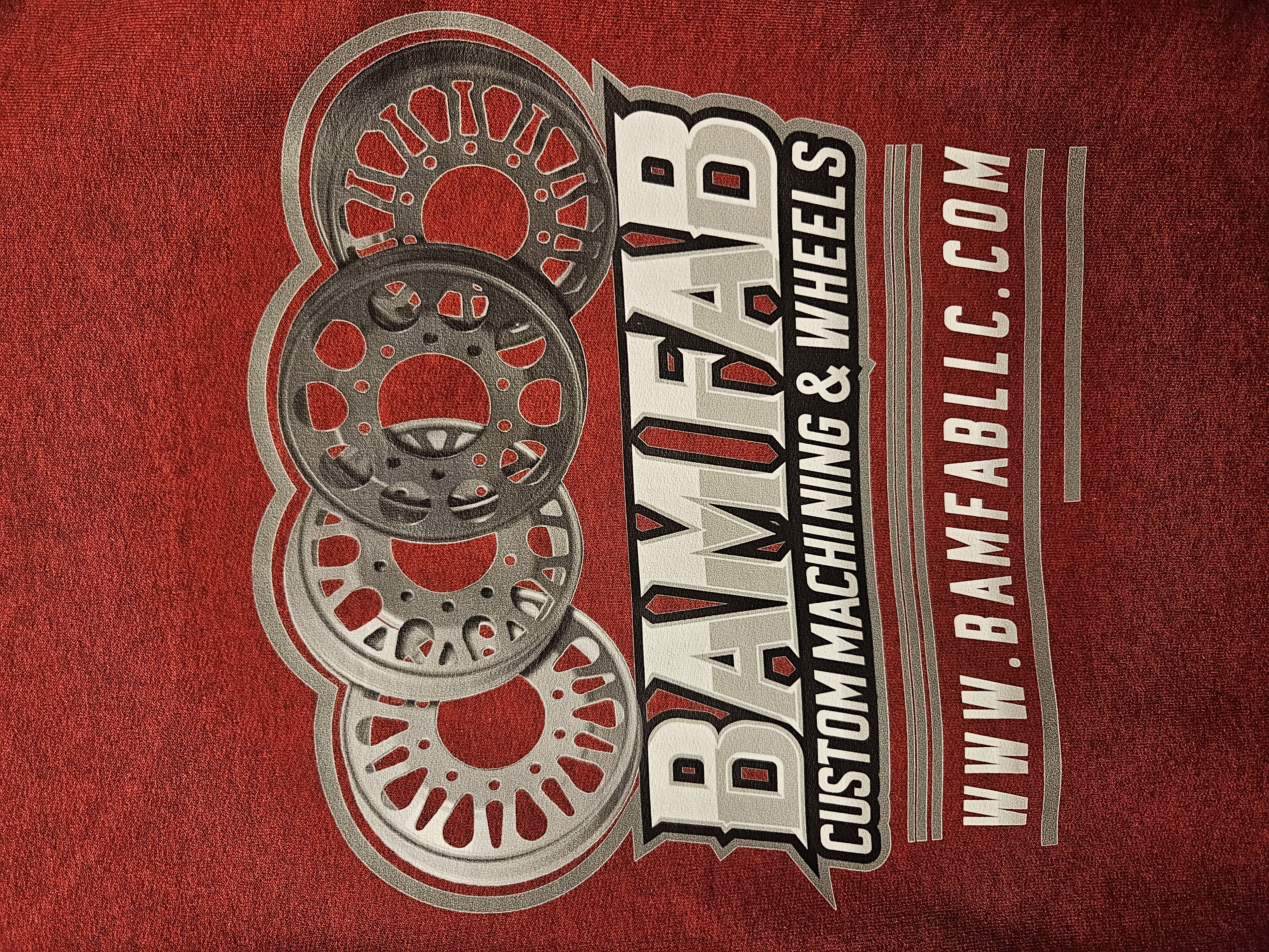 BAMFAB Custom Machining & Wheels Hooded Sweatshirt