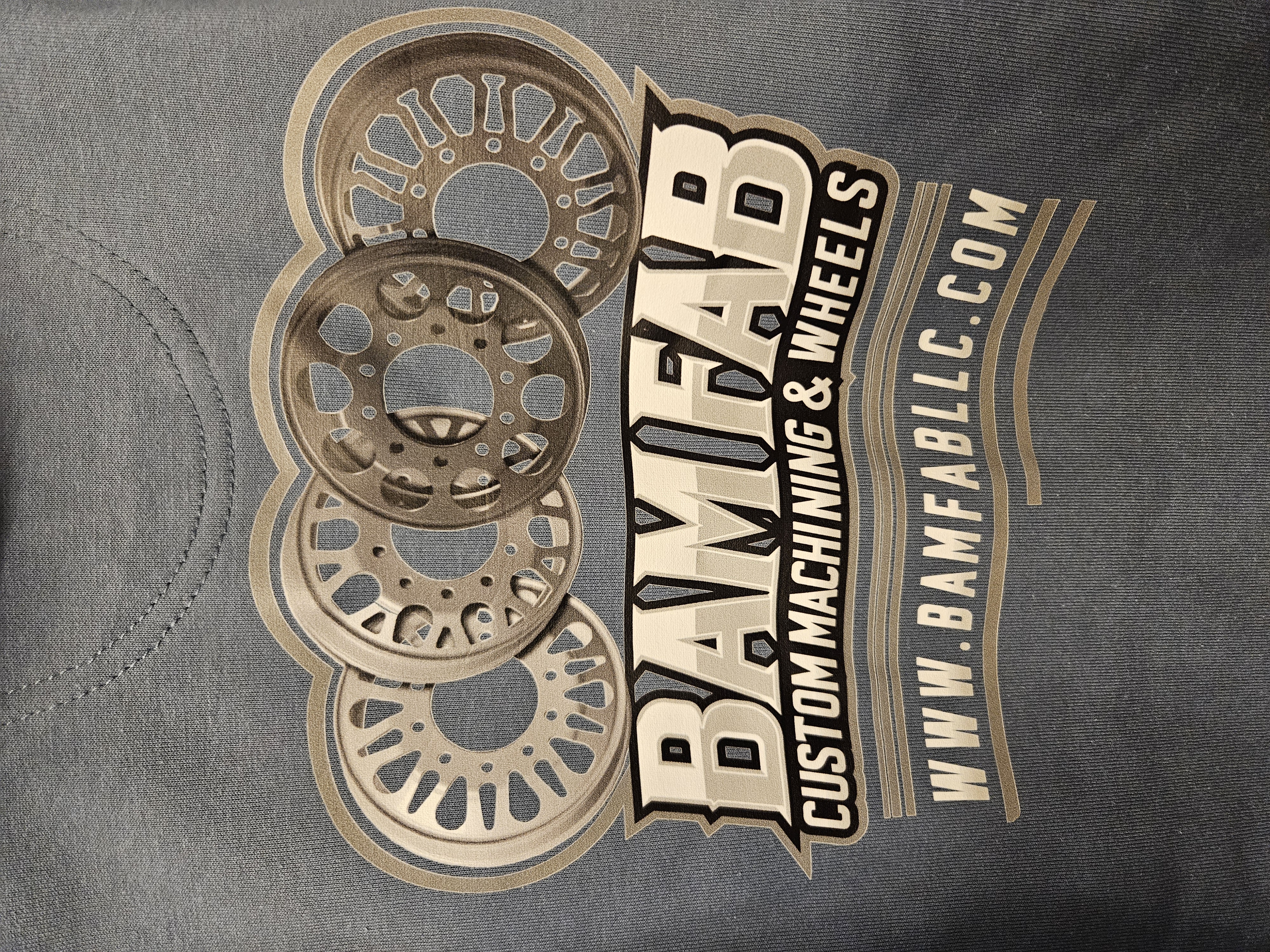 BAMFAB Custom Machining & Wheels Carhartt Heavy Duty Rain Defender Hooded Sweatshirt