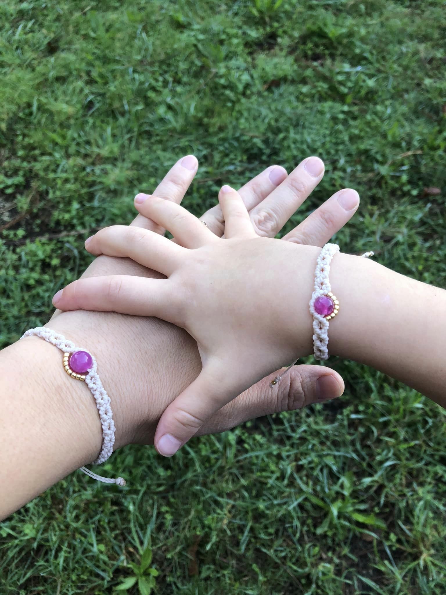 Mother and Daughter Bracelet Set