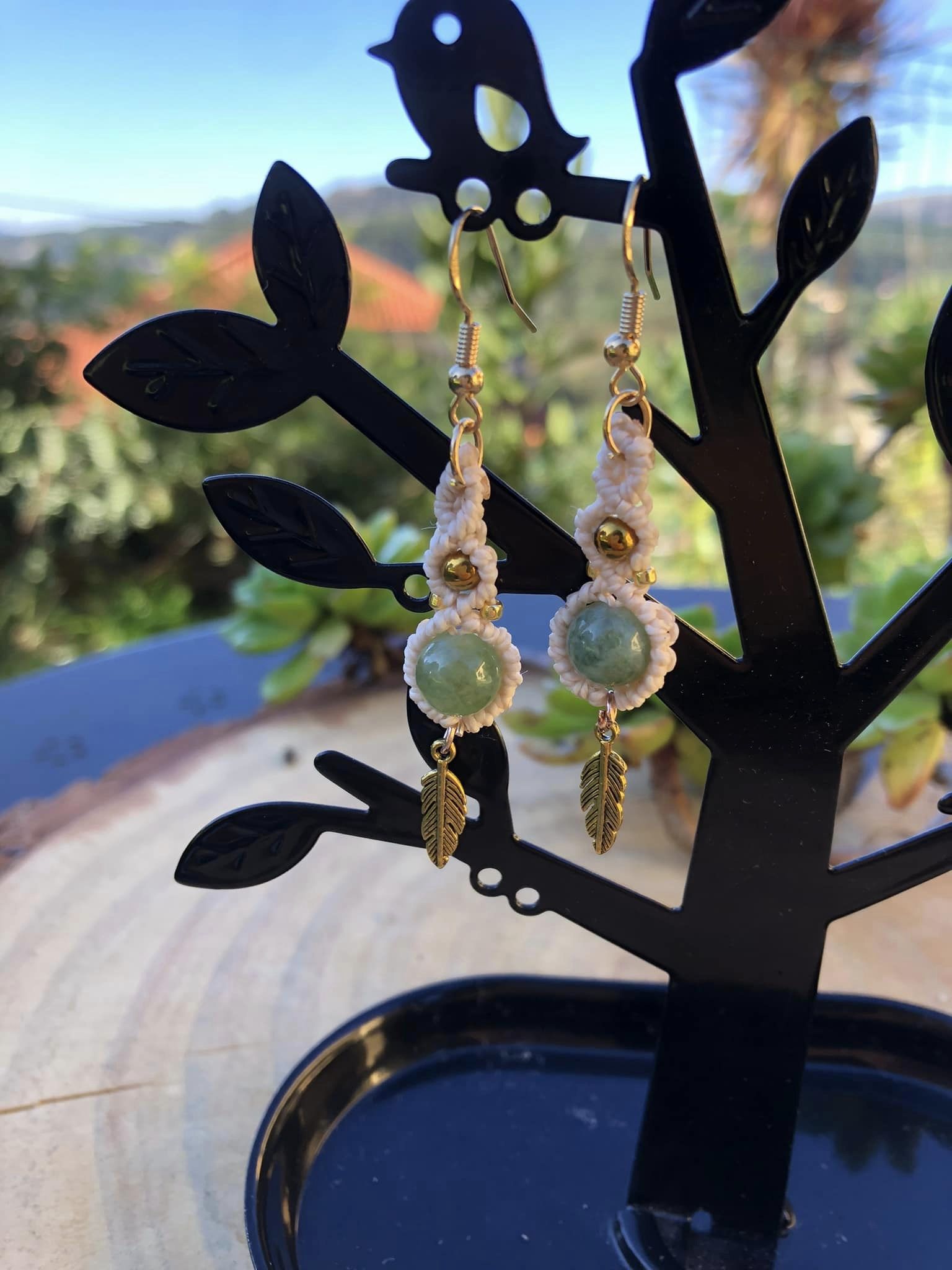 Elegant Macramé Earrings