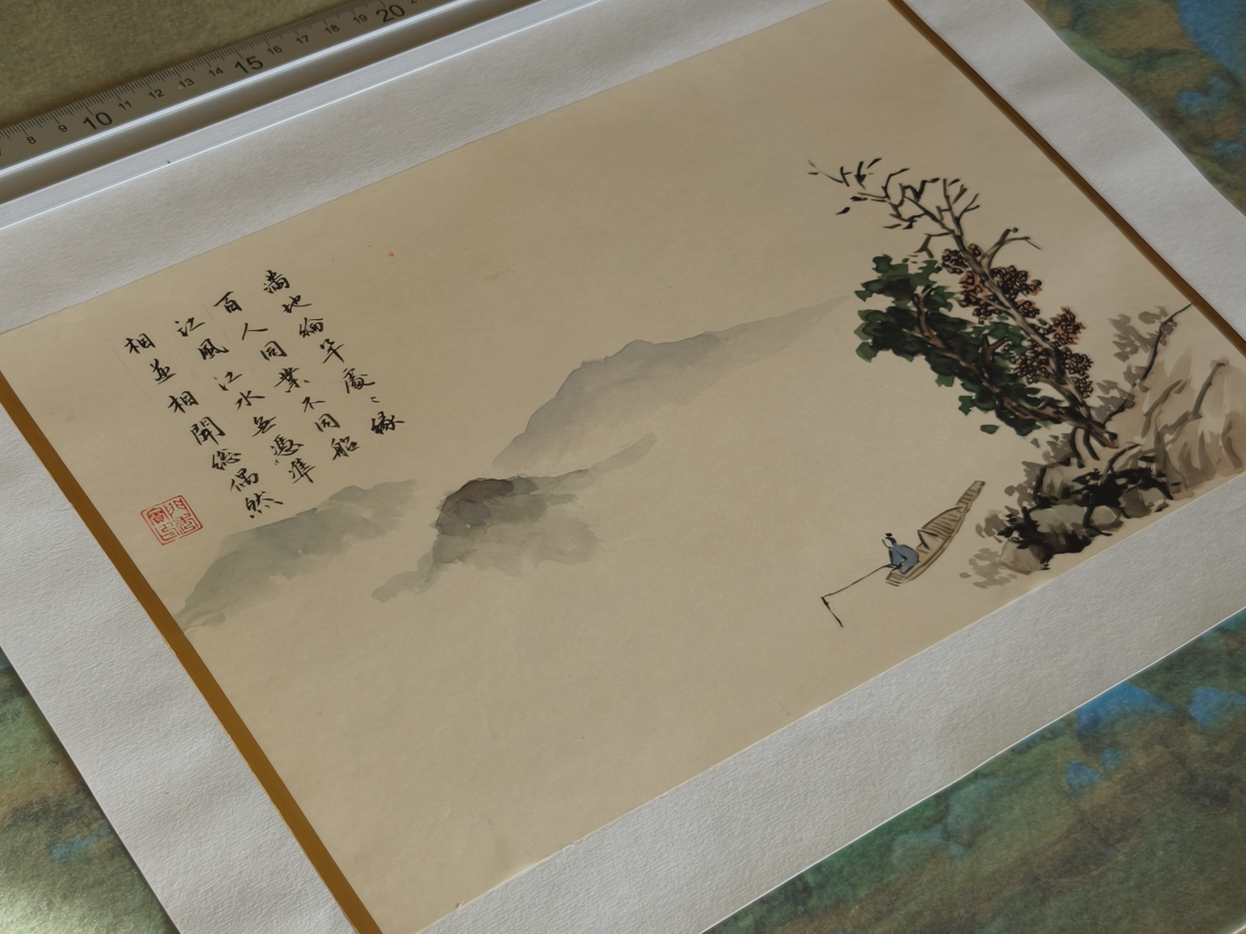 Chinese painting with Calligraphy