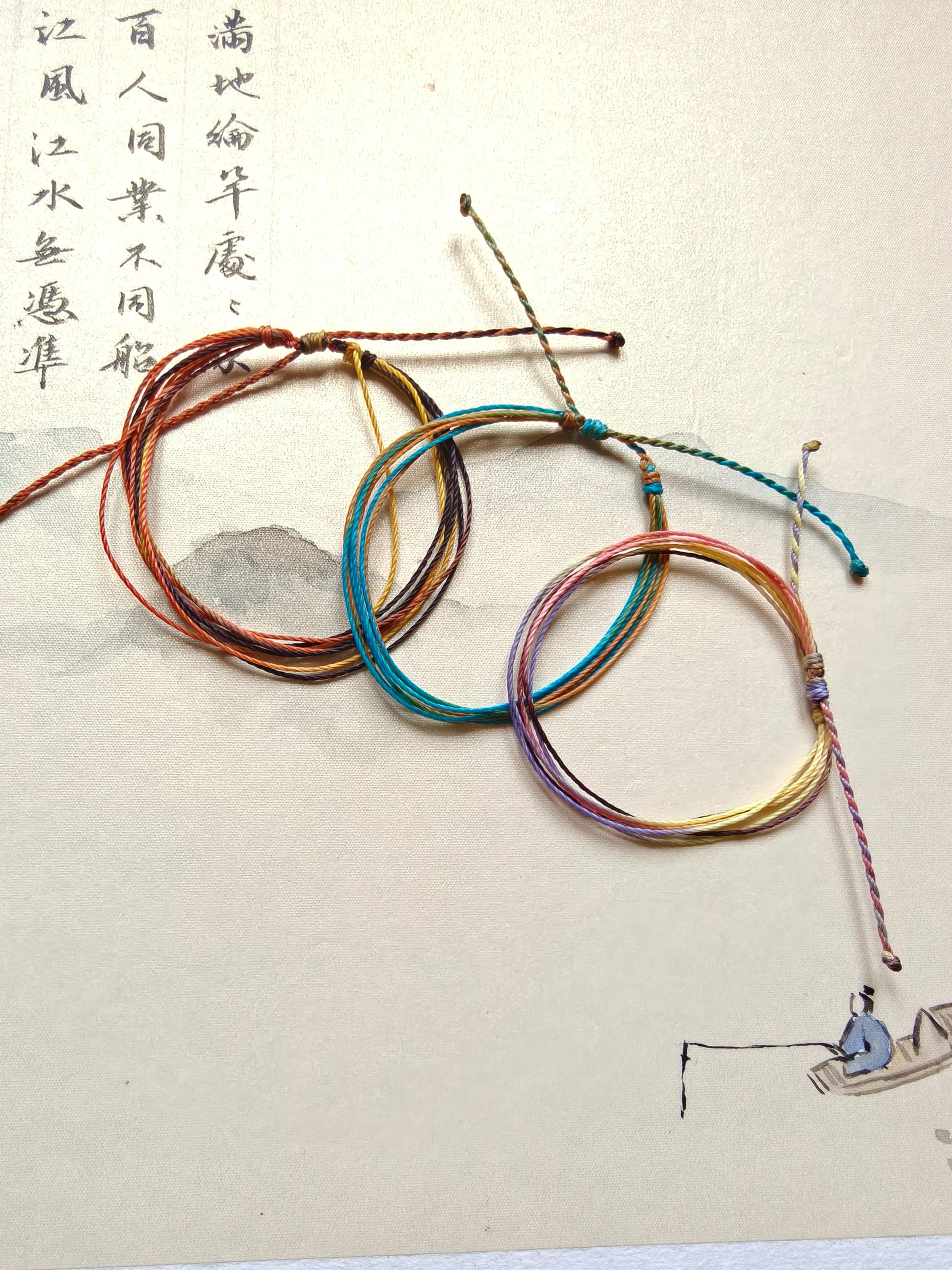 Multicolor Minimalist Friendship Bracelet 