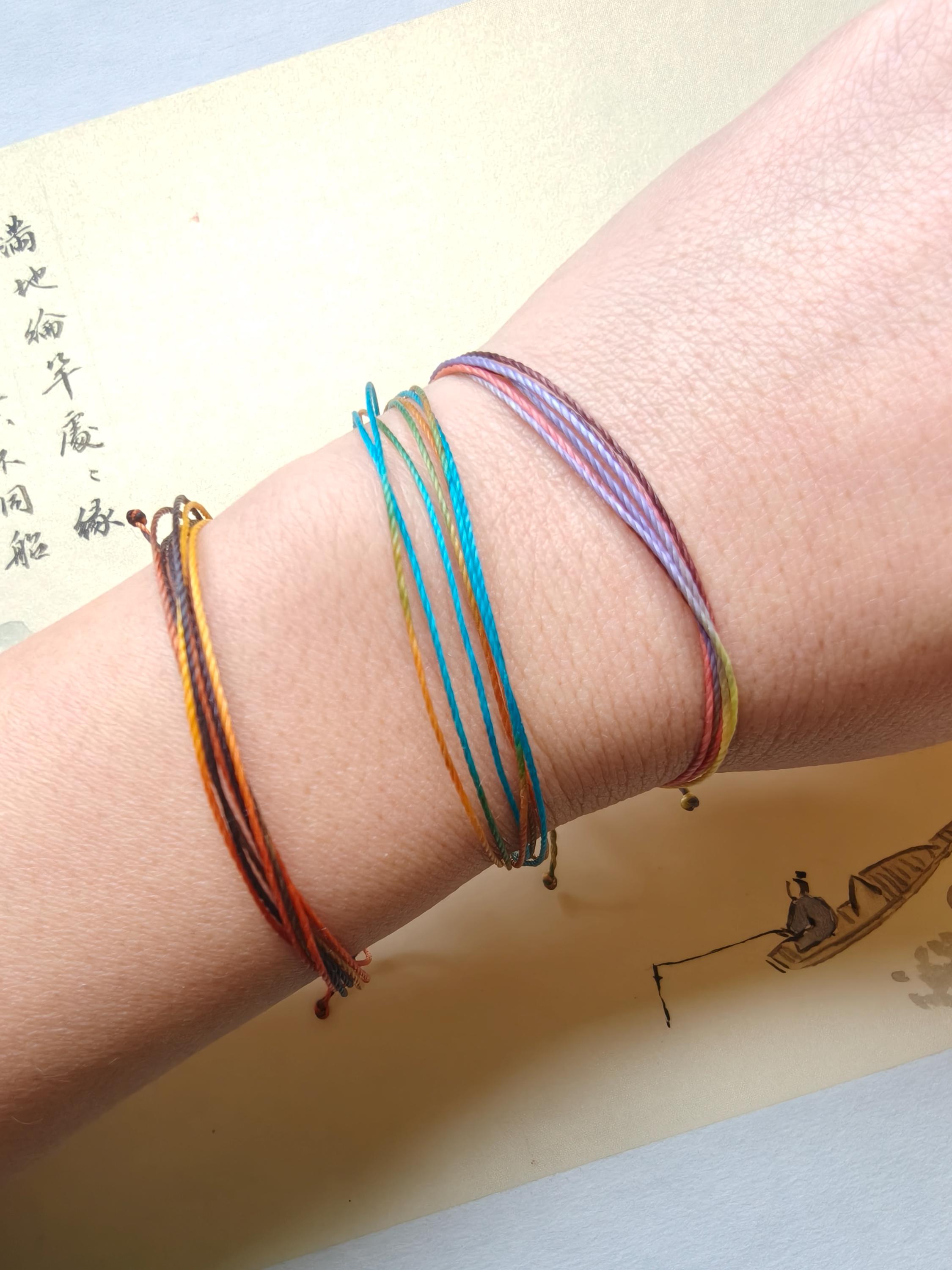 Multicolor Minimalist Friendship Bracelet 