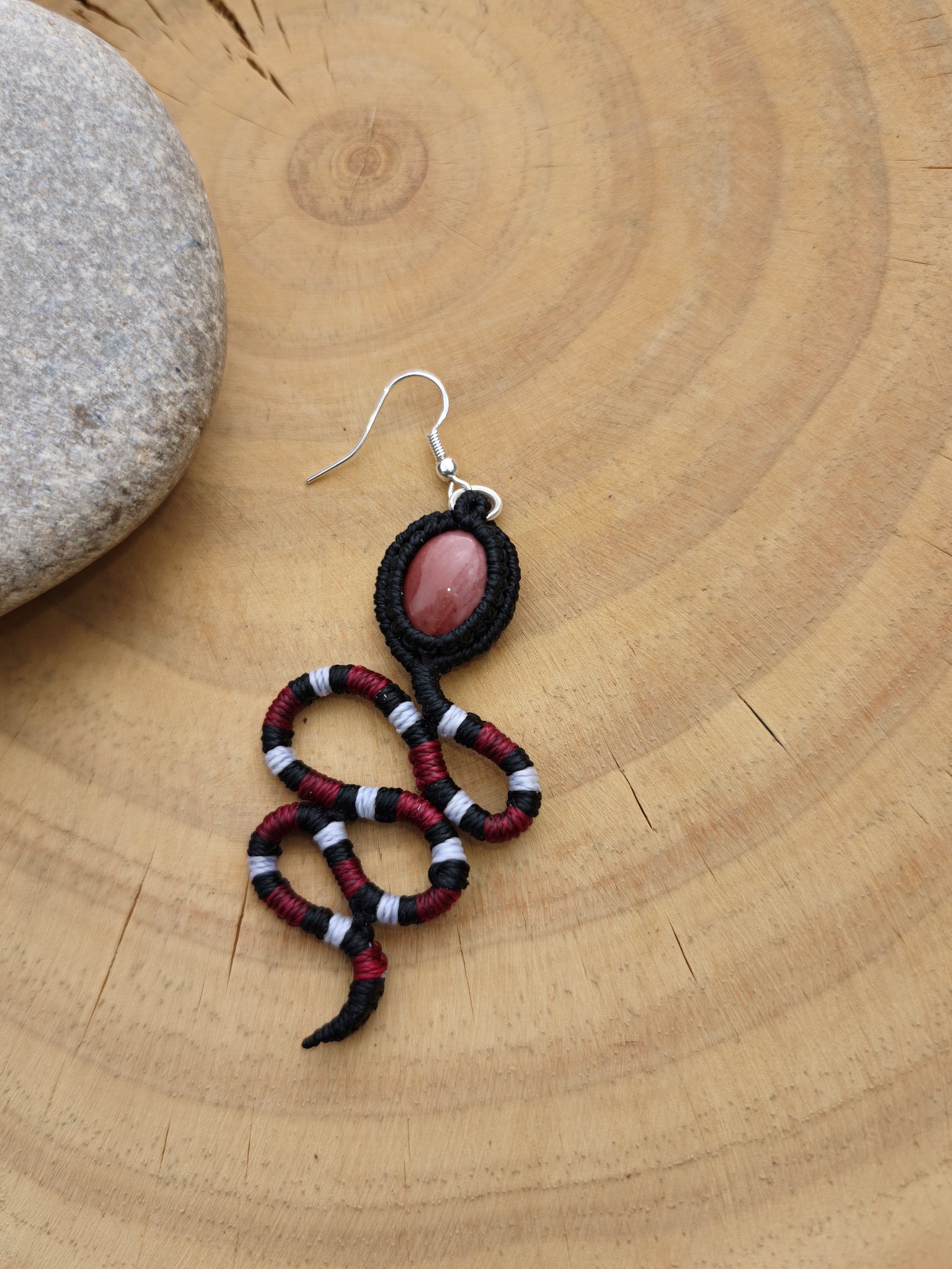 Coral Snake Earrings