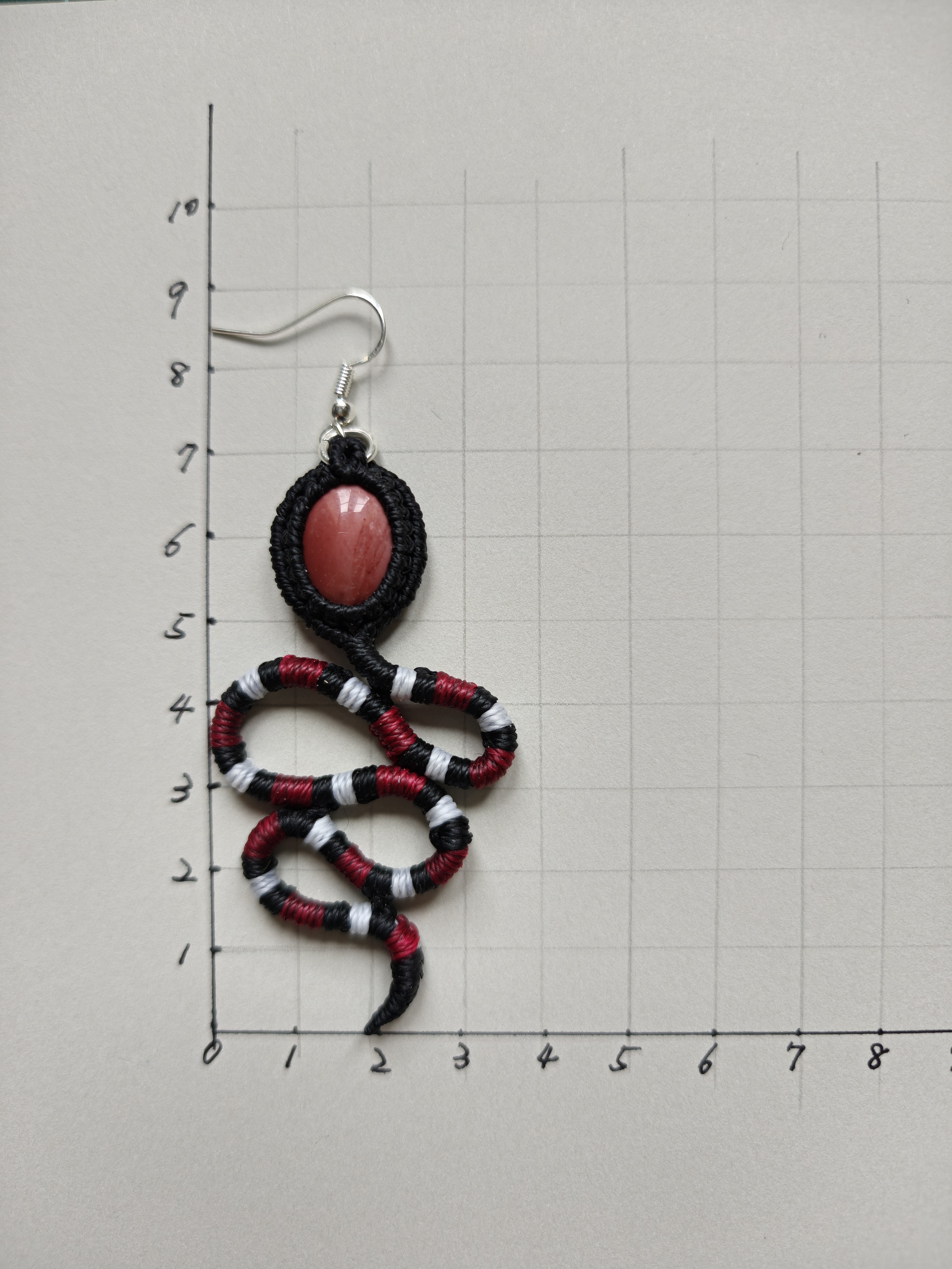 Coral Snake Earrings
