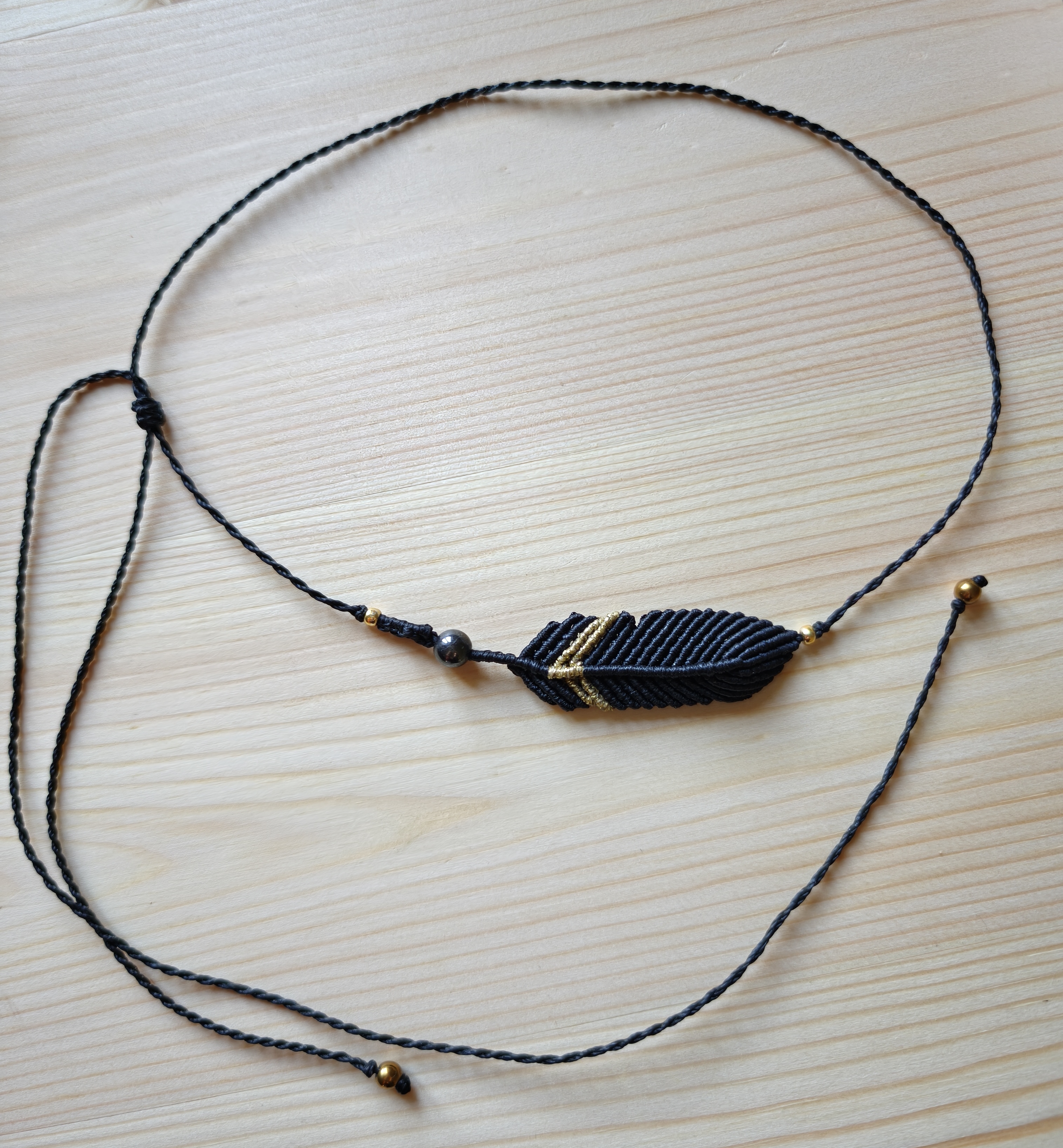 Feather Choker Necklace
