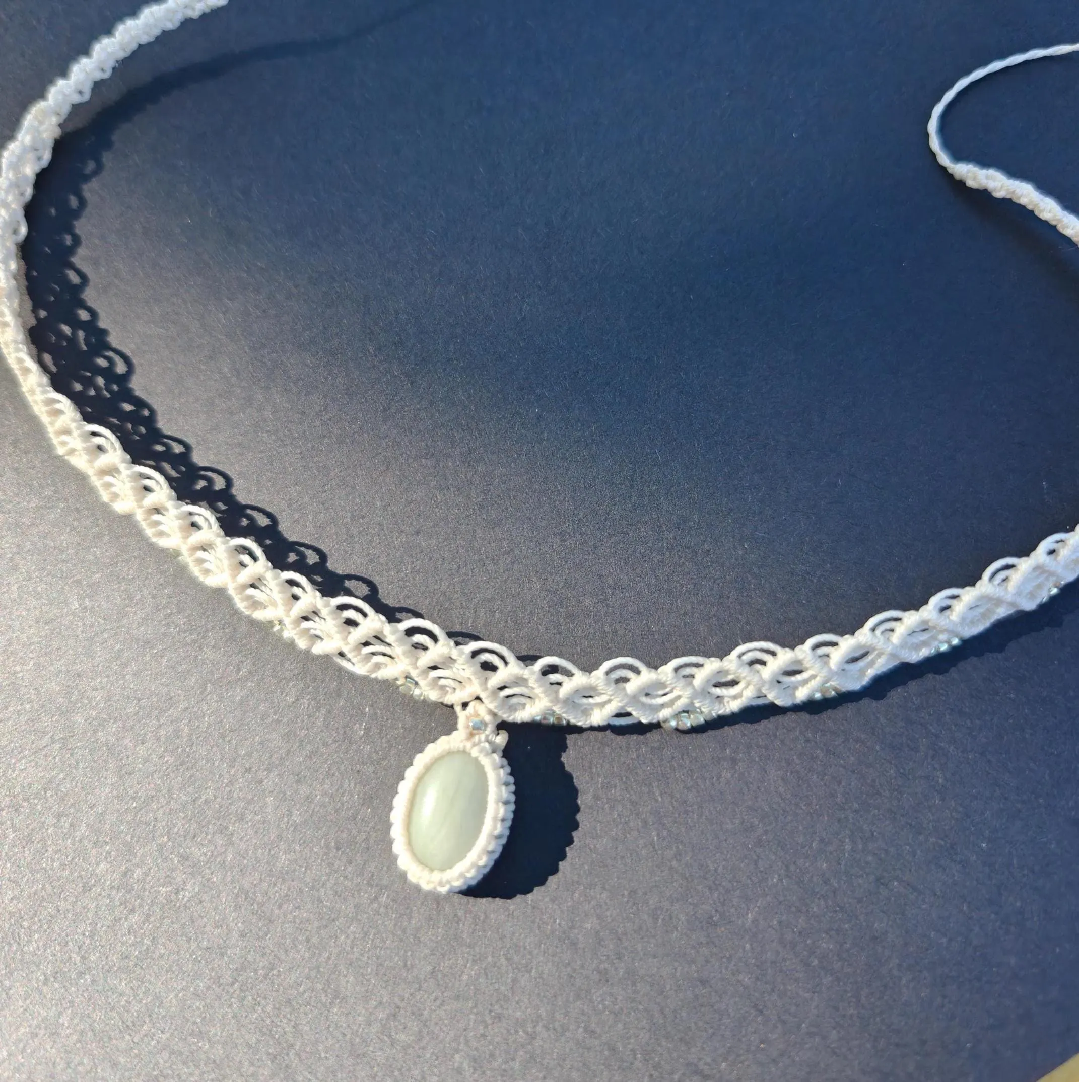 Chocker with Aventurine Stone
