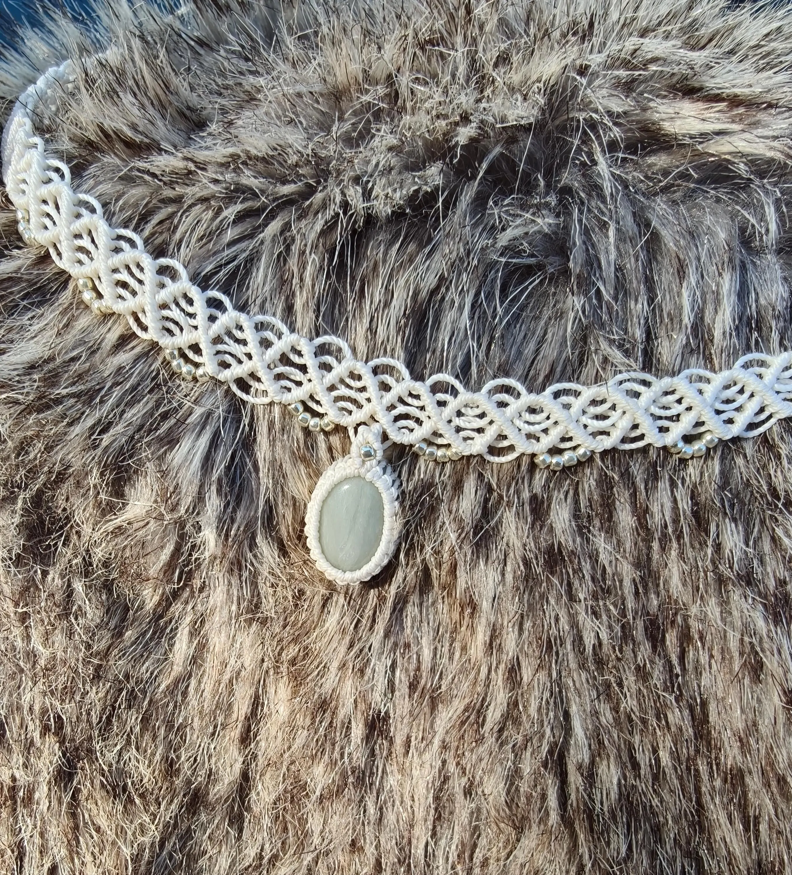 Chocker with Aventurine Stone