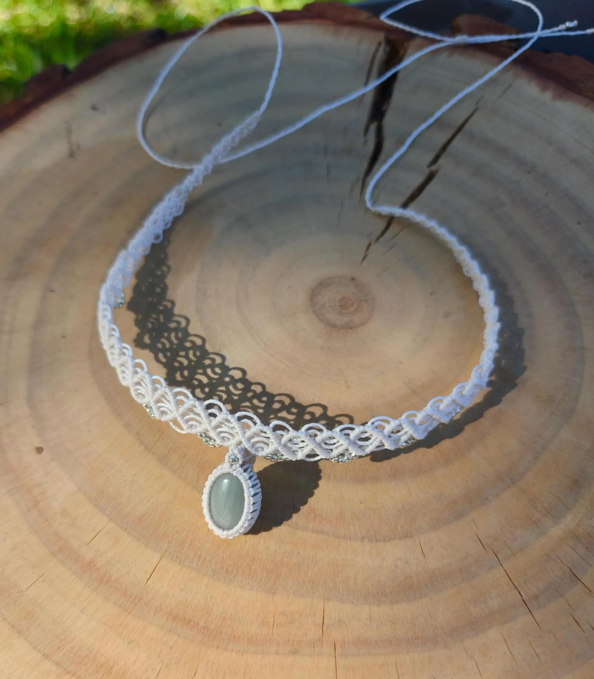 Chocker with Aventurine Stone
