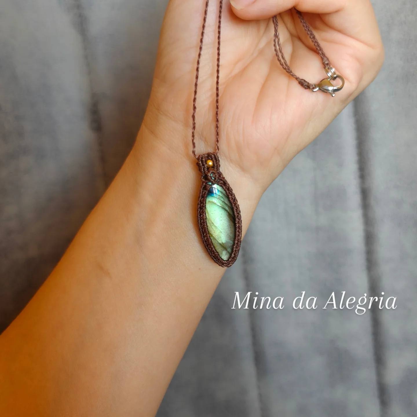 Green Flash Labradorite Necklace