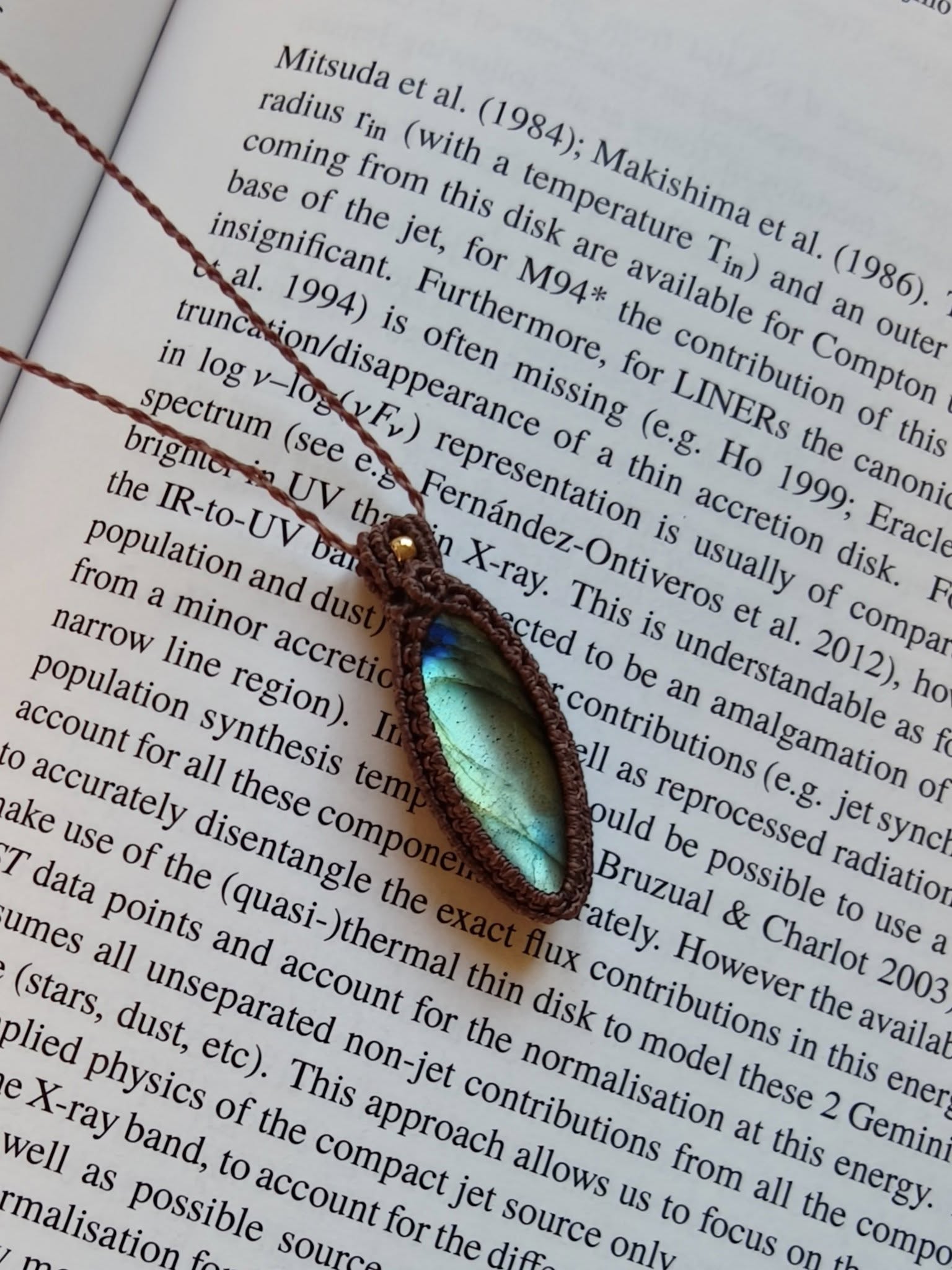 Green Flash Labradorite Necklace