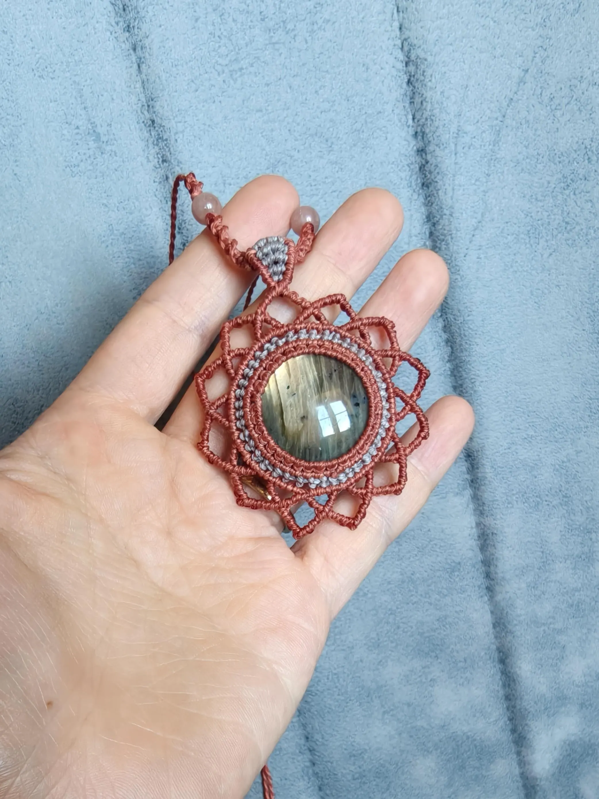 Mandala -Labradorite Necklace