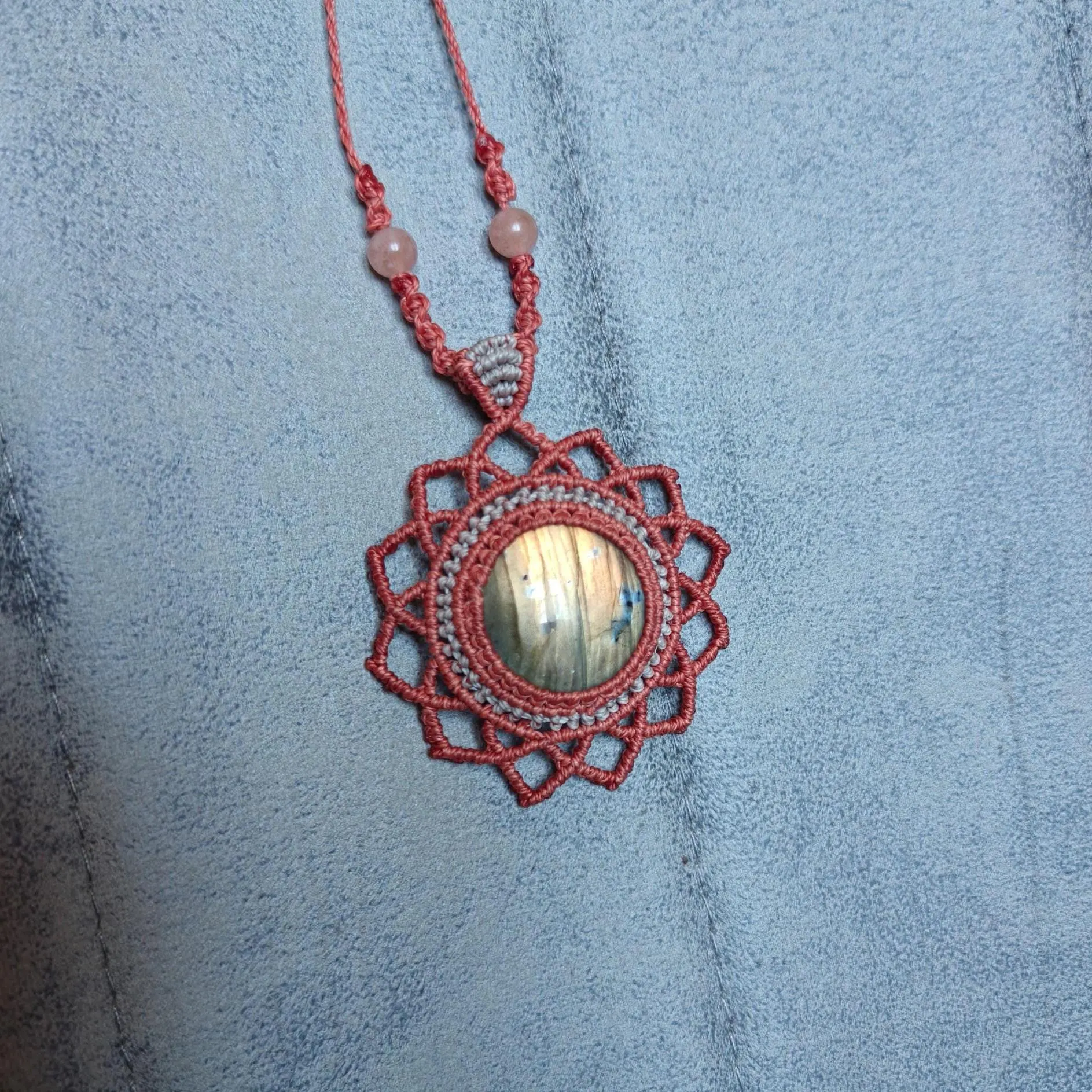 Mandala -Labradorite Necklace
