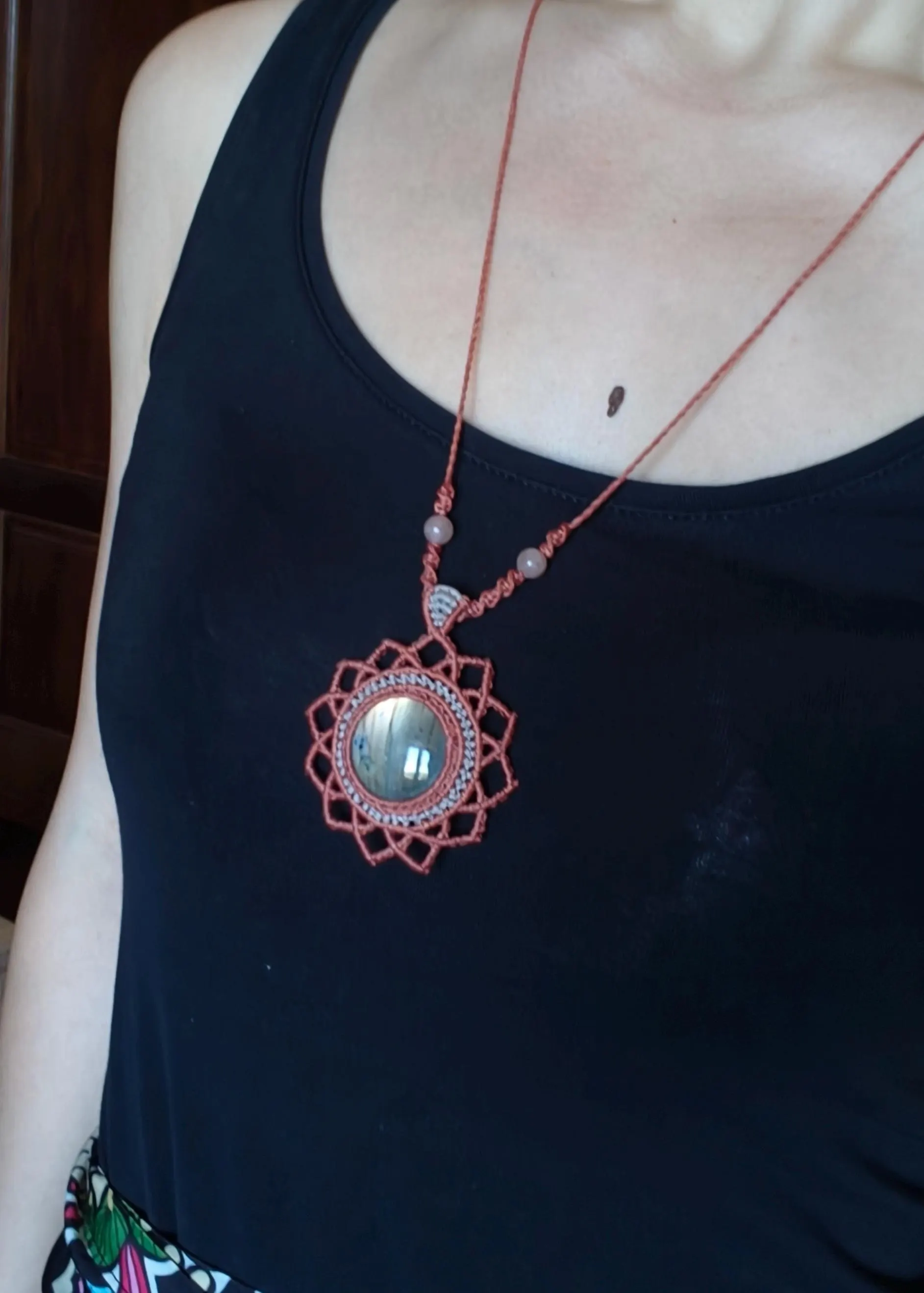 Mandala -Labradorite Necklace