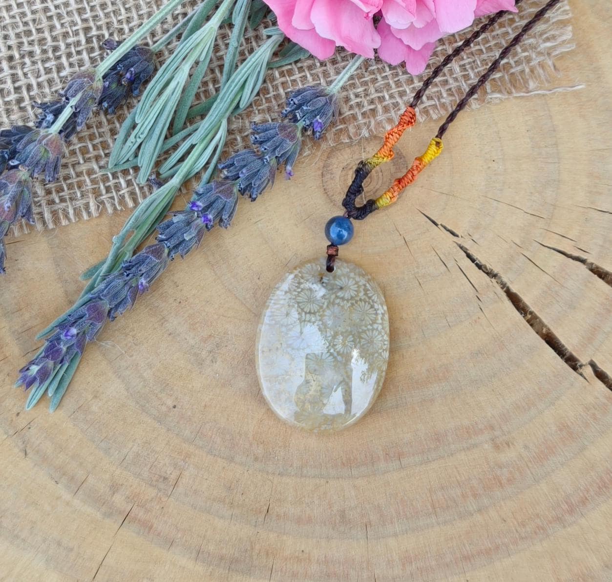 Fossil Coral Necklace