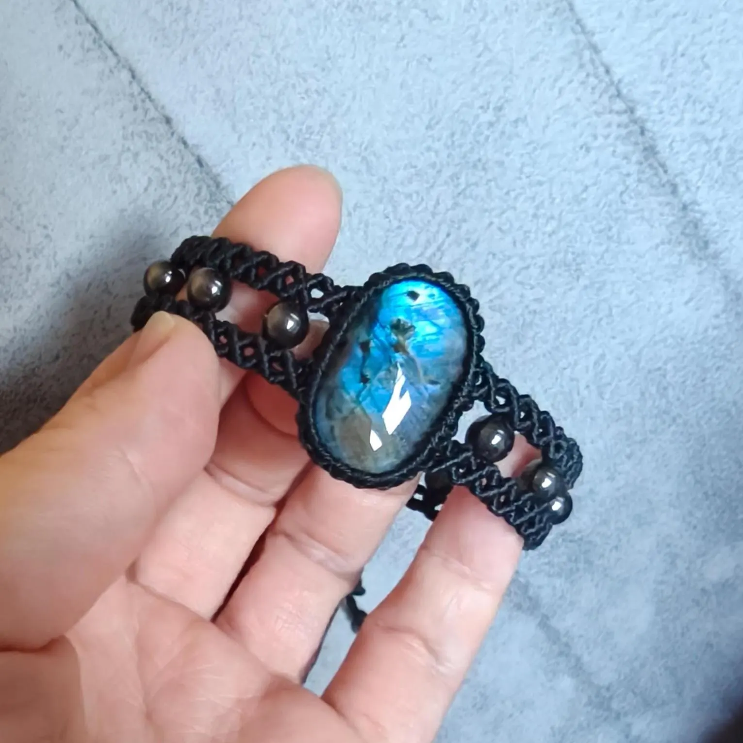 Labradorite bracelet 