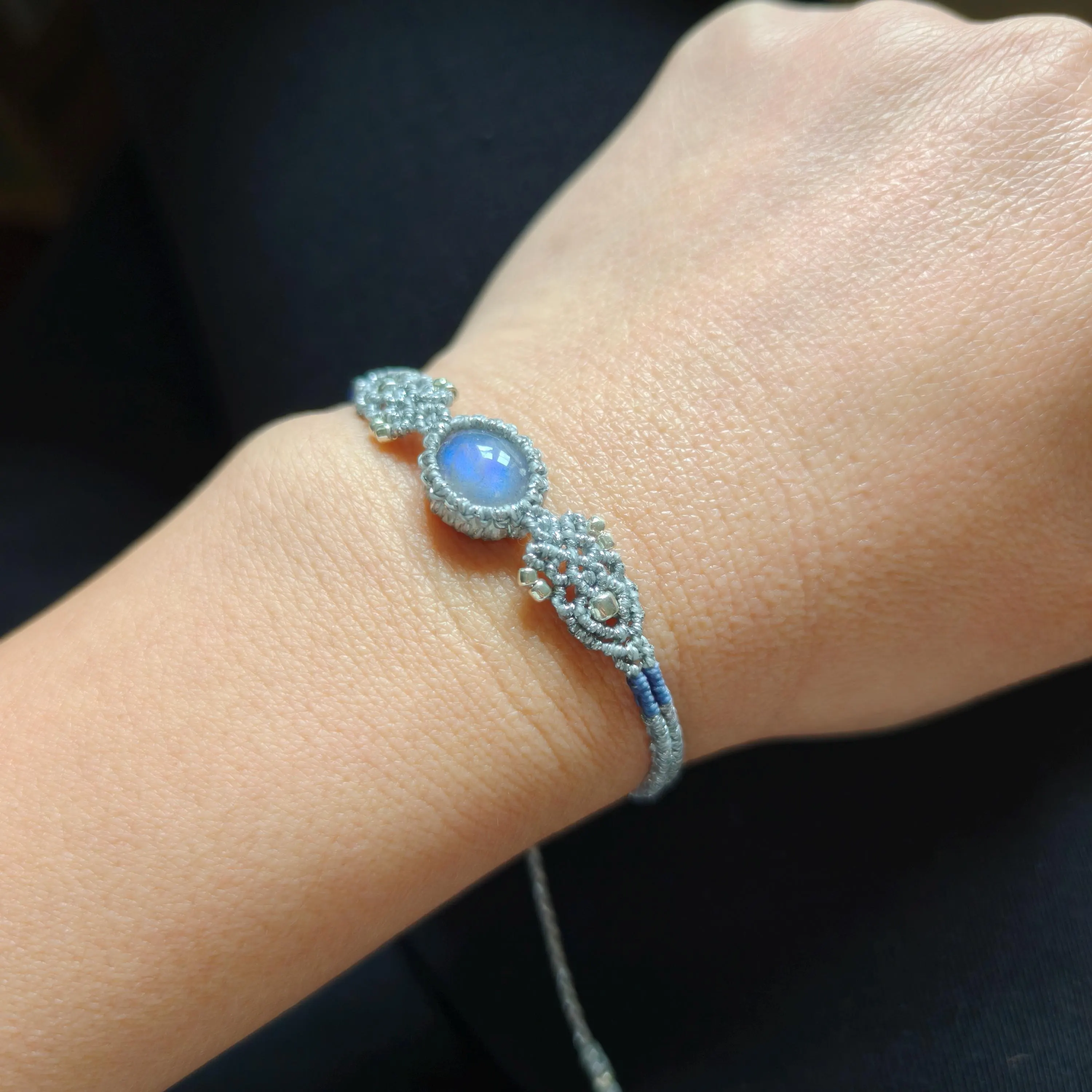 Transparent Labradorite bracelet