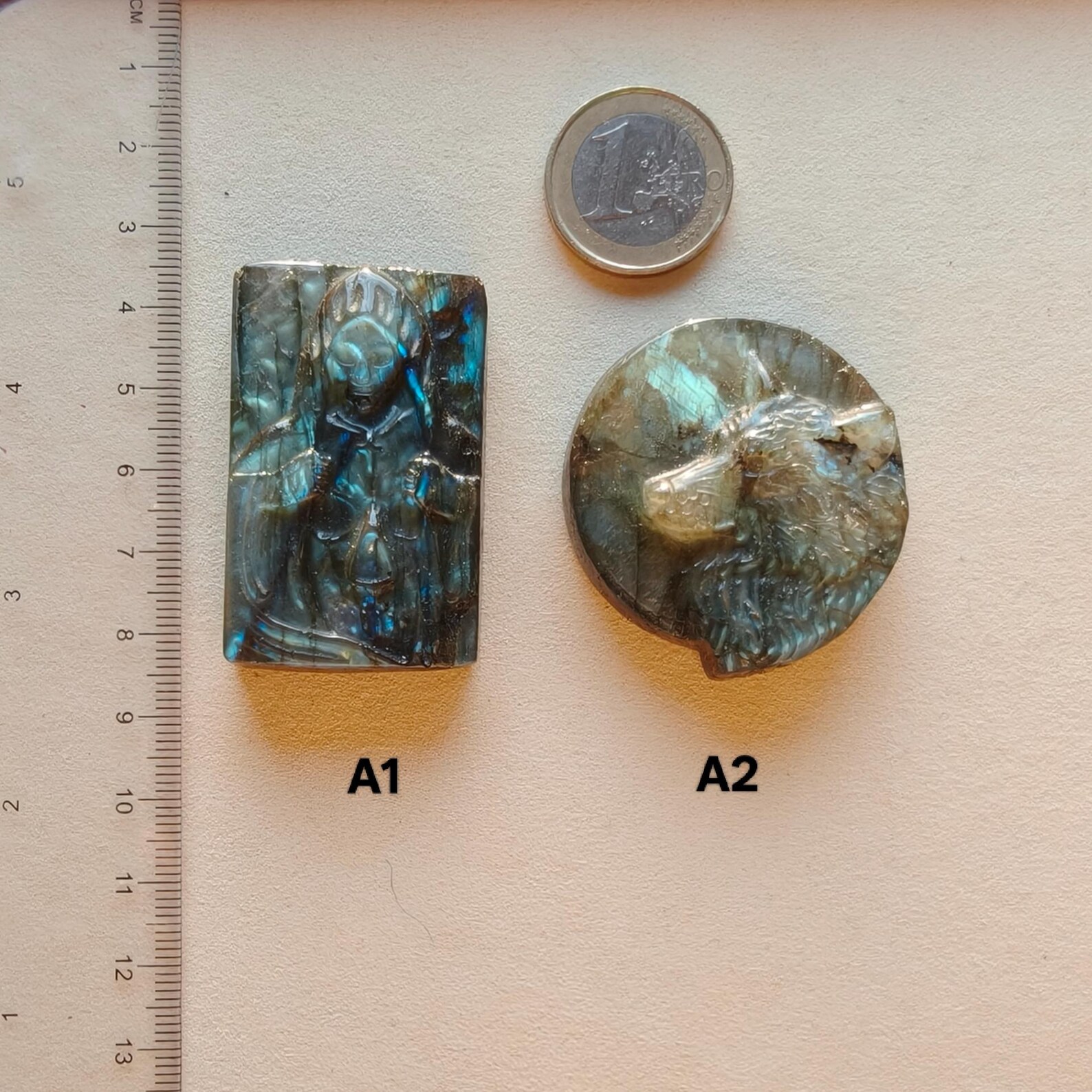 Hand Carved Labradorite