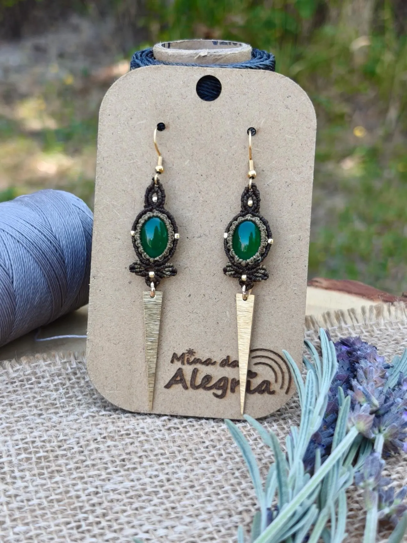Agate Earings  - More colors 