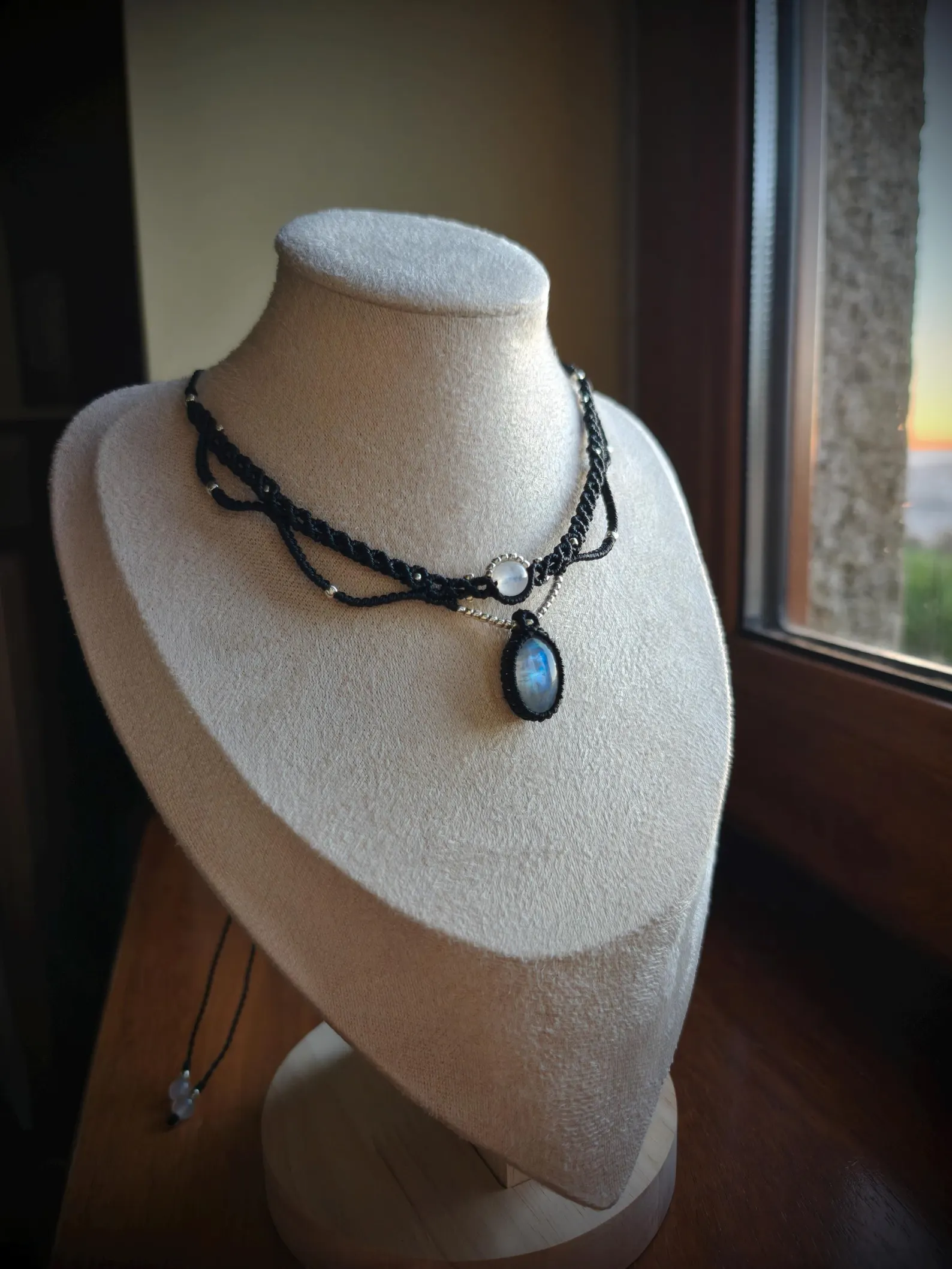 Moonstone necklace