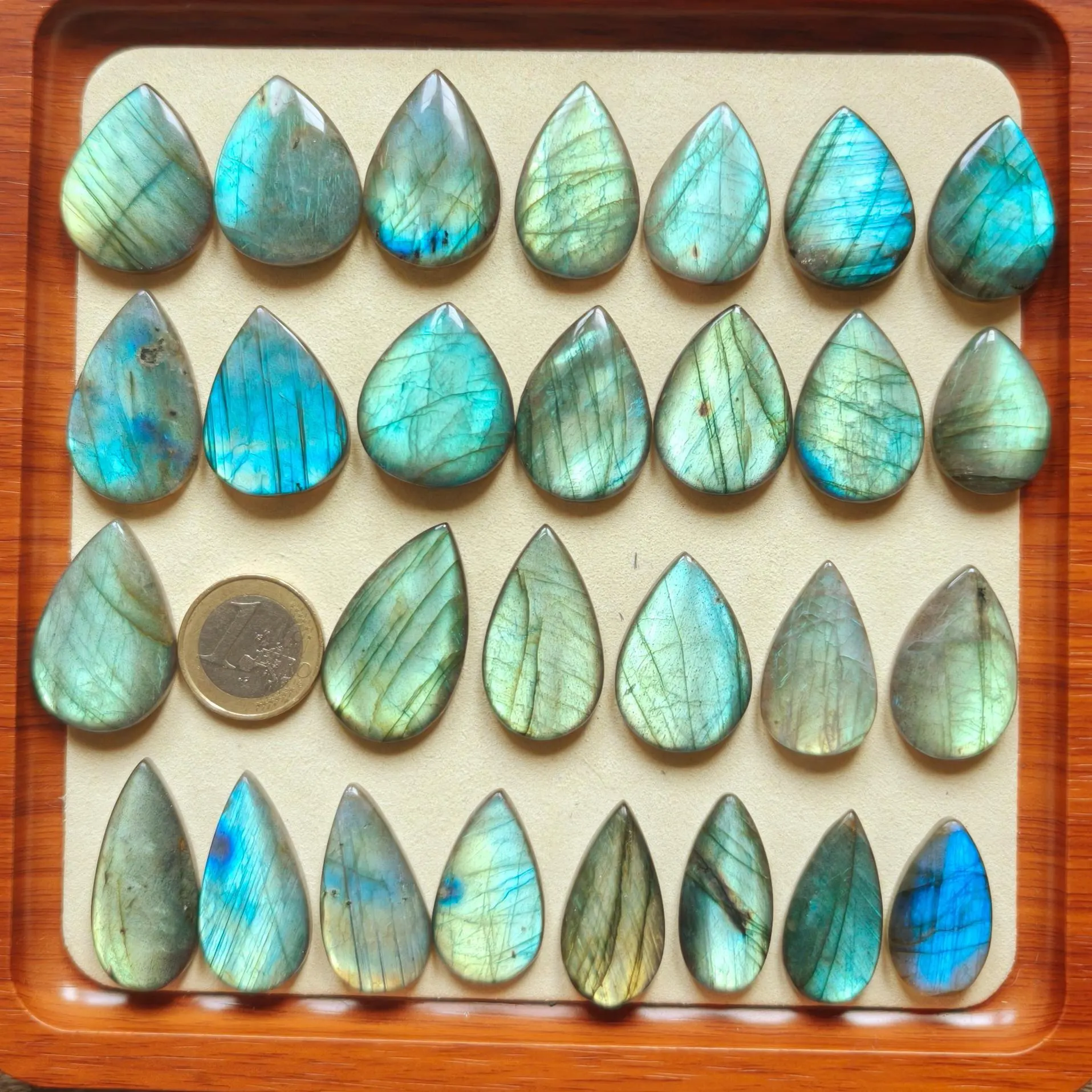 Teardrop Labradorite Cabochon