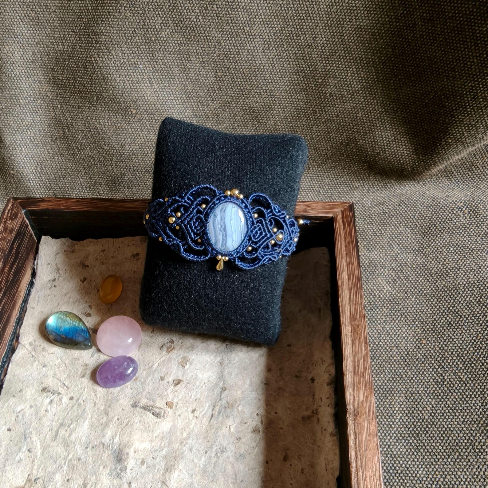 Blue Lace Agate Bracelet