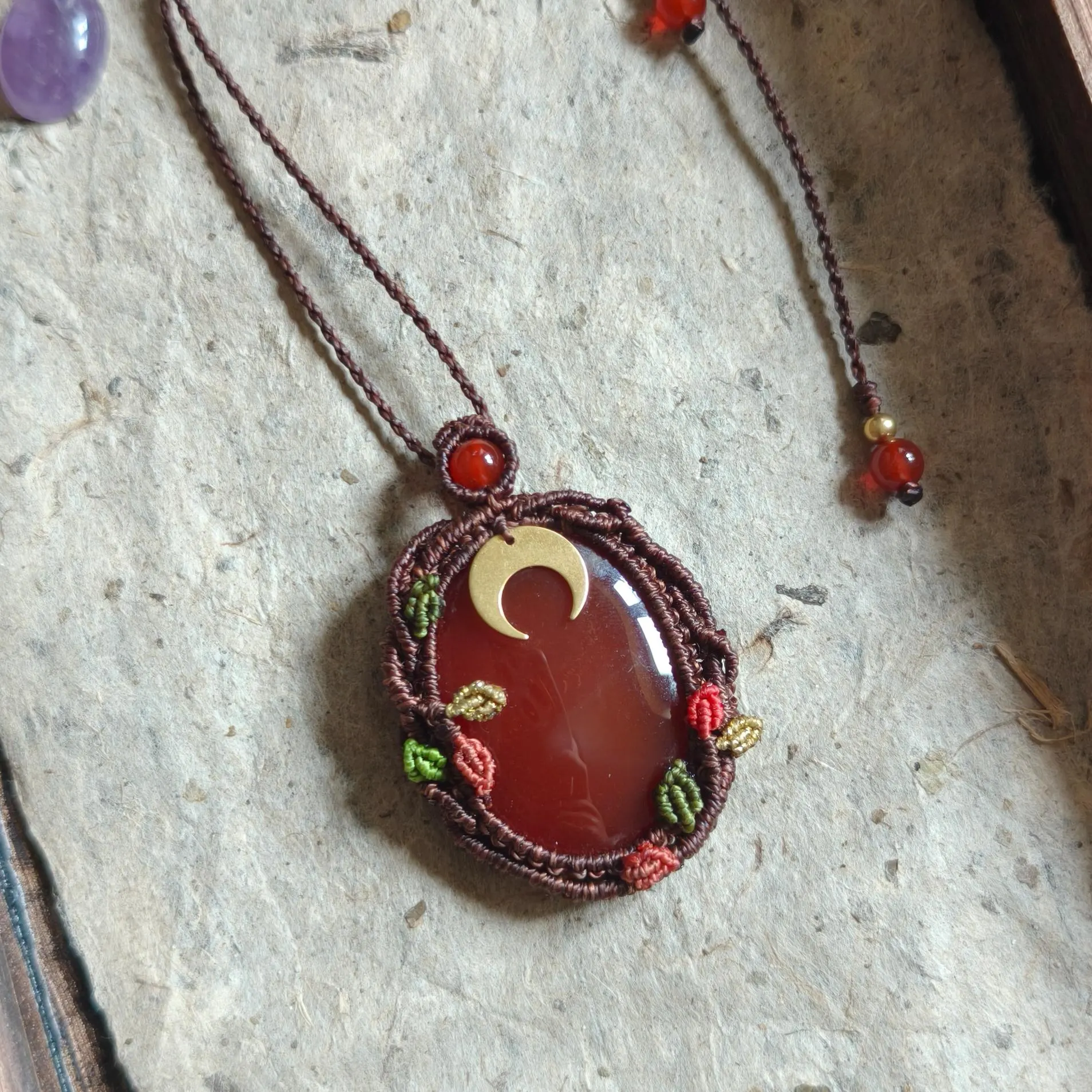Carnelian pendant
