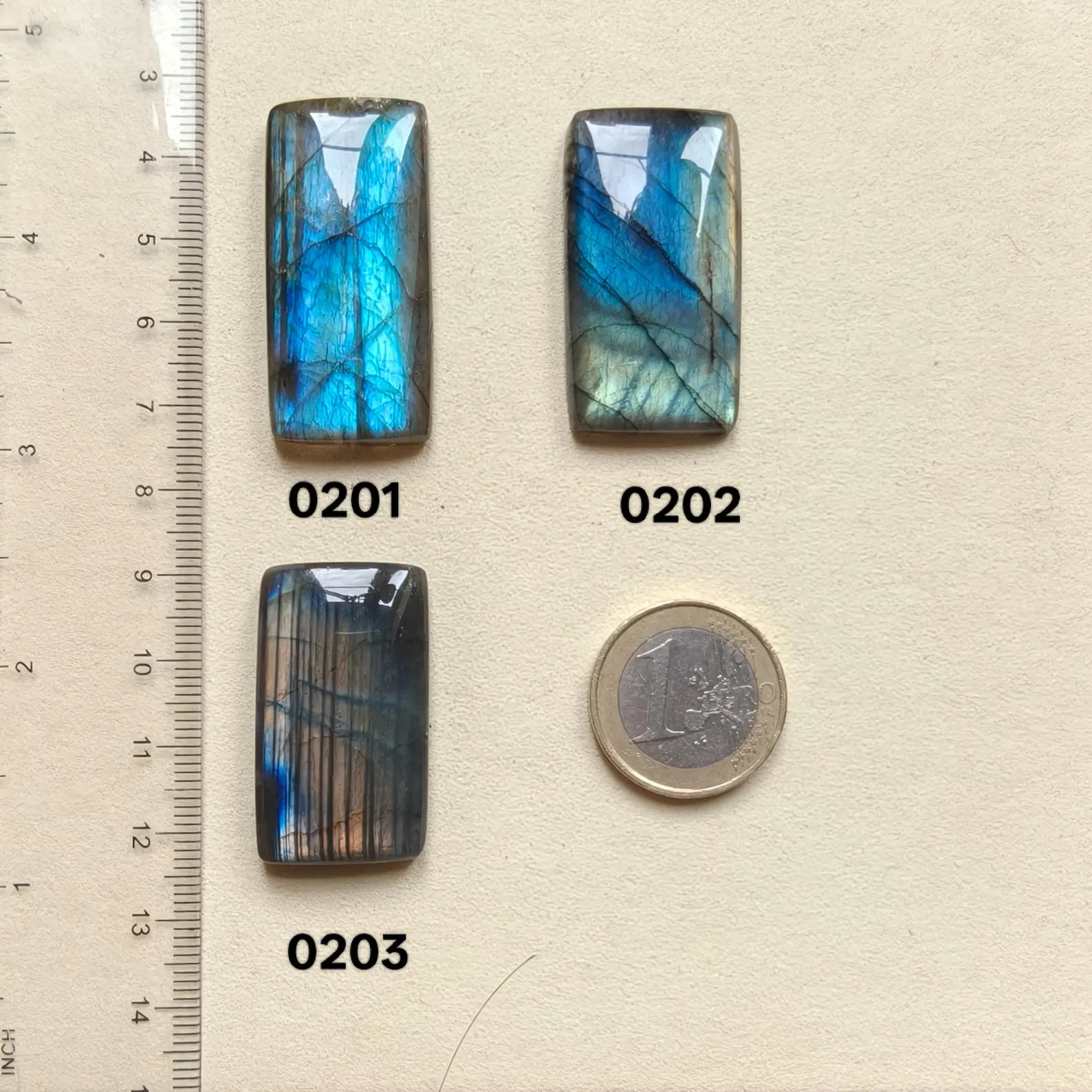 Large blue Labradorite cabochon
