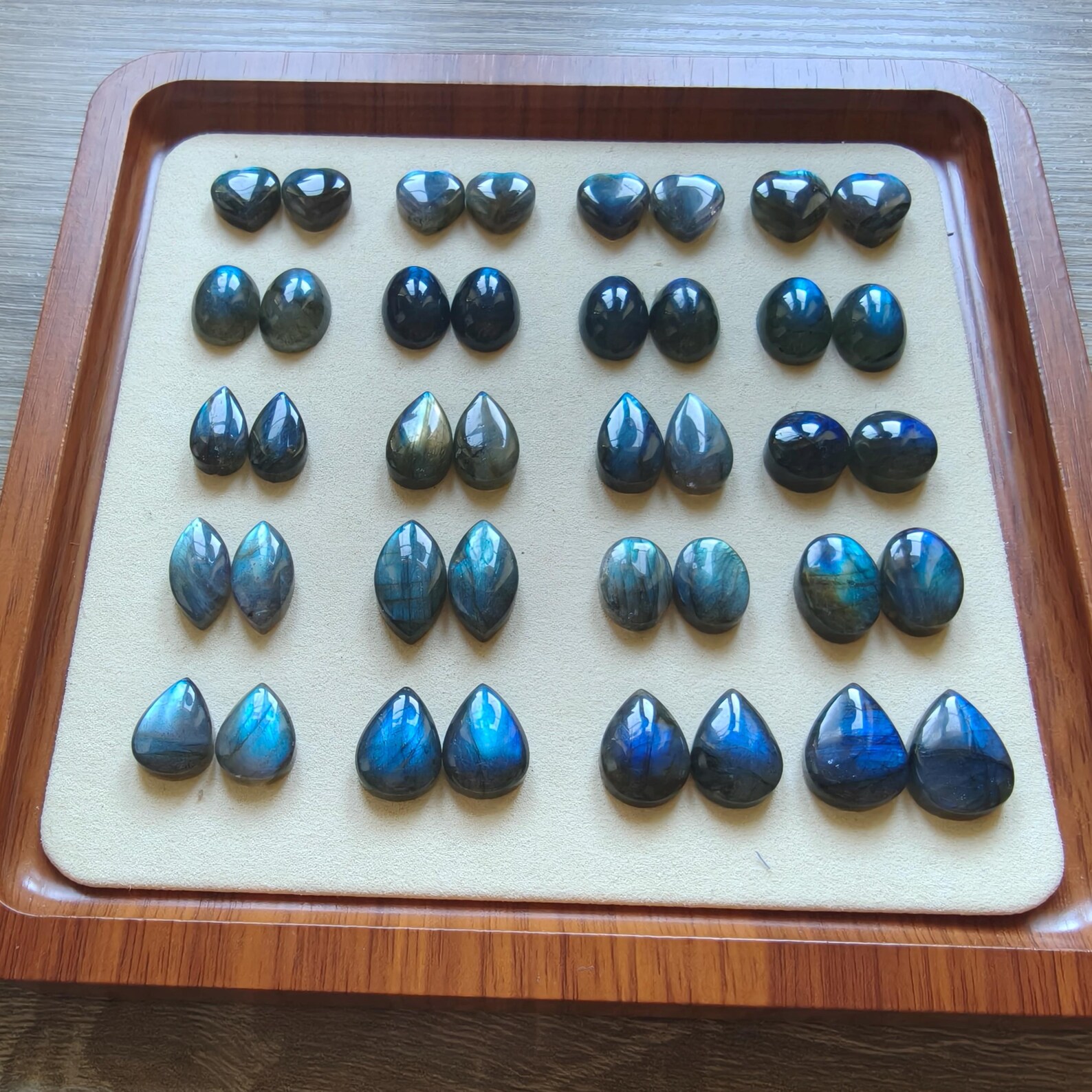 Labradorite Cabochon Pairs