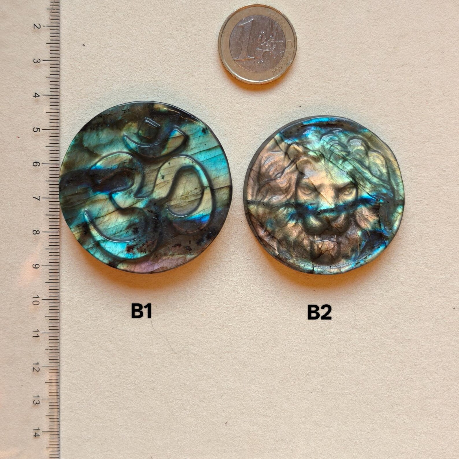 Hand Carved Labradorite