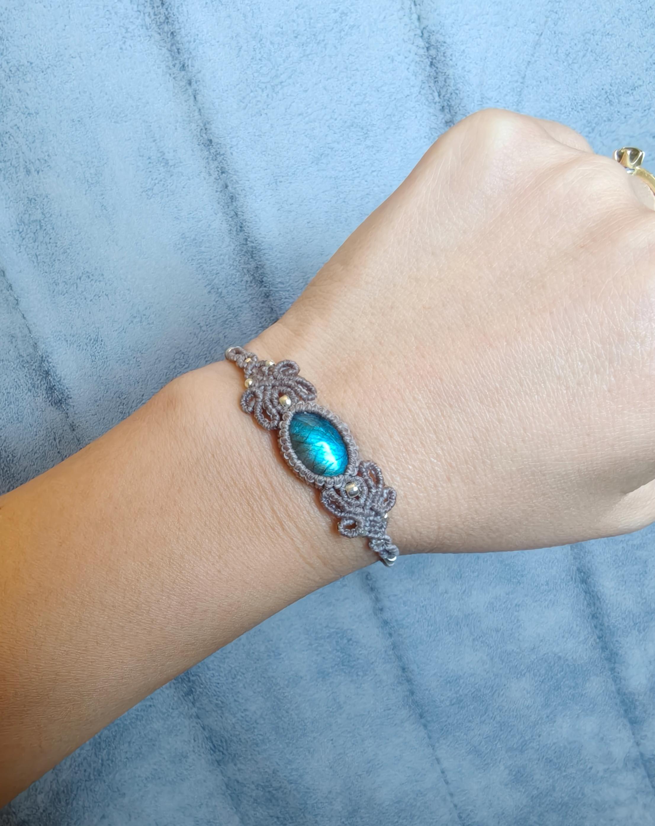 Labradorite bracelet 
