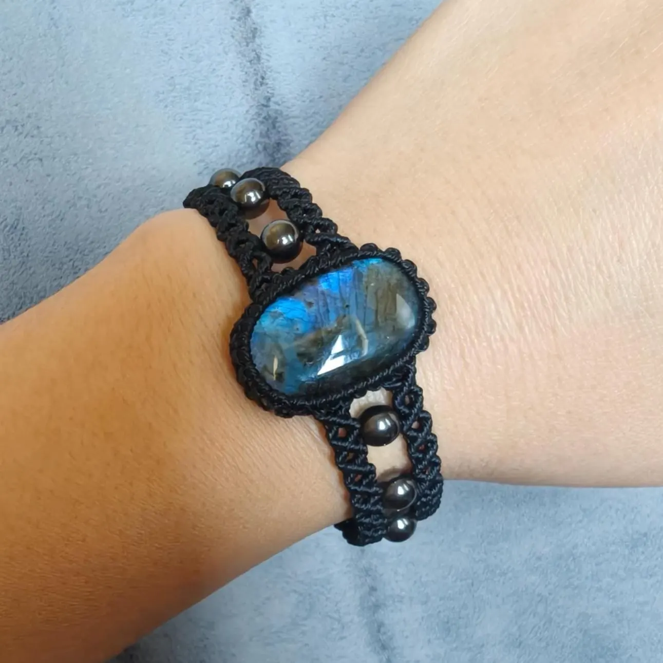 Labradorite bracelet